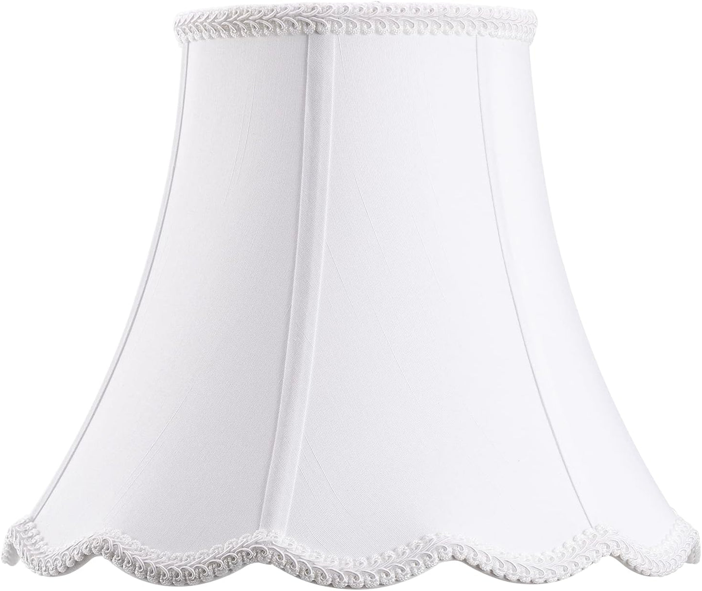 White Bell Lamp Shade Replacement for Table Lamps by Saangseon