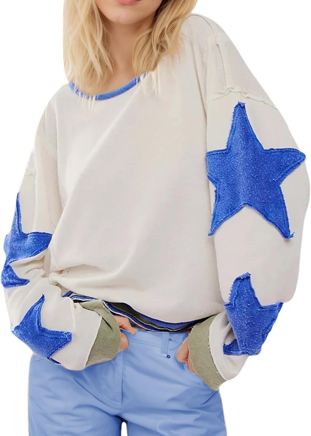 WINSASI Women's Lightweight Star Hoodie for 2025 Spring