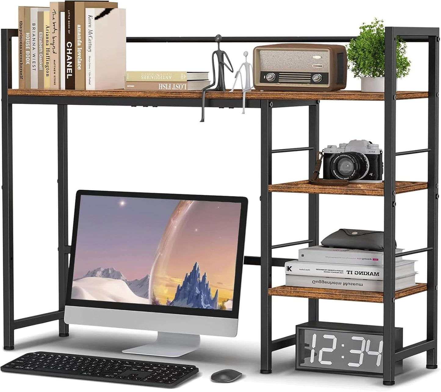 Adjustable Desk Shelf for Efficient Storage