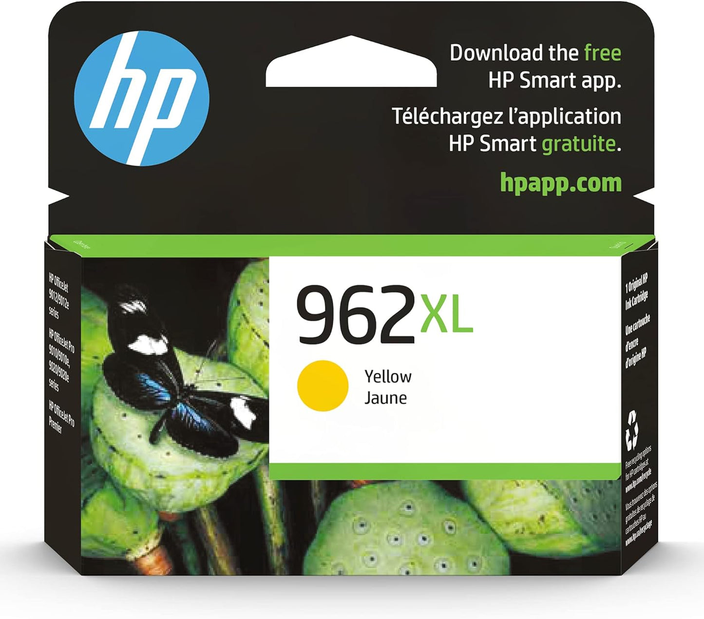 Vibrant Yellow Ink for HP Printers | High-Yield | Instant Ink Eligible