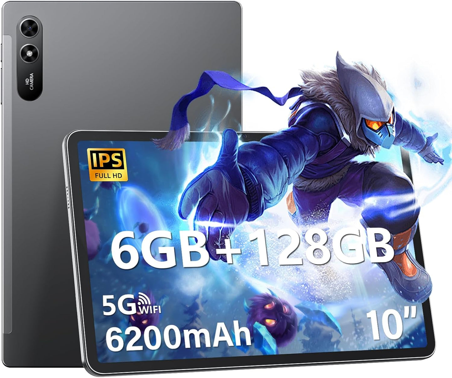 Android Tablet 10.51 Inch with 6GB RAM and 128GB Storage