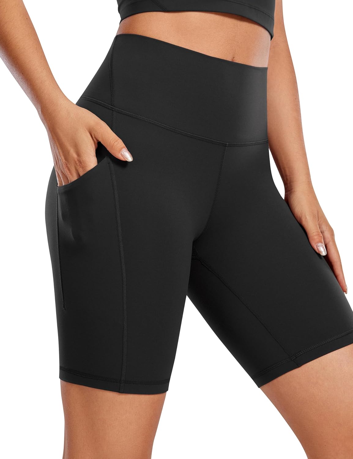 CRZ YOGA High Waisted Biker Shorts - Buttery Soft