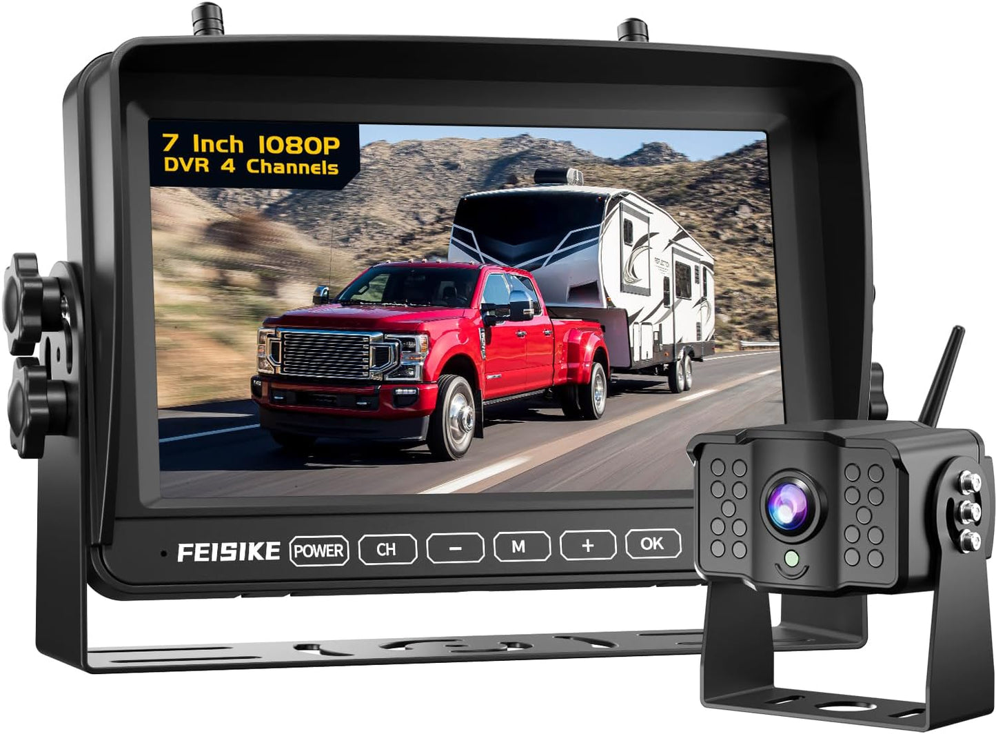 FEISIKE RV Wireless Backup Camera - Night Vision, HD Recording