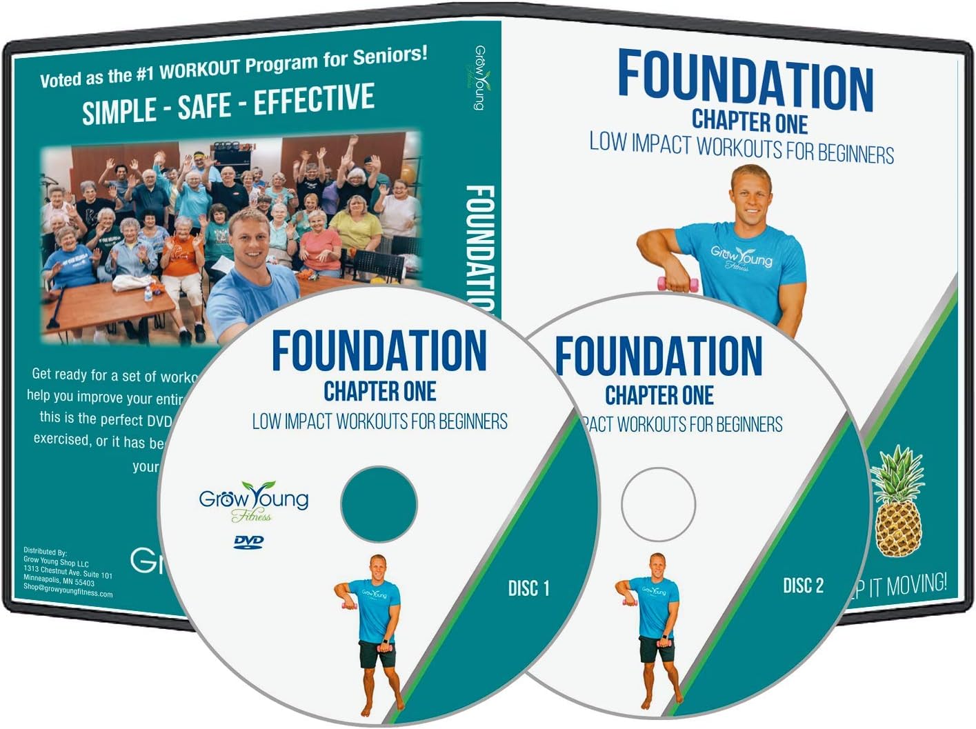 Grow Young Fitness Chapter One Exercise DVDs for Seniors at Home