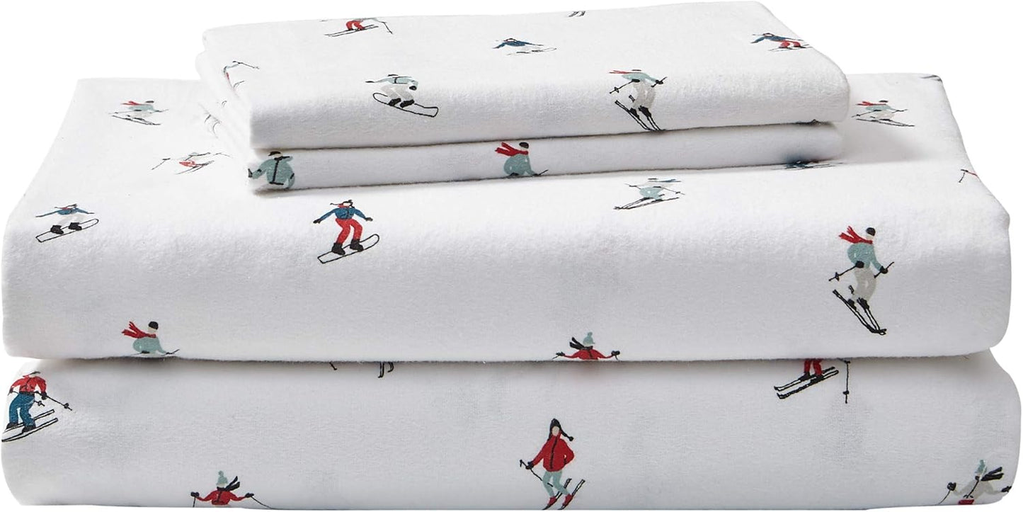 Eddie Bauer Full Cotton Flannel Bedding Set for Cozy Comfort