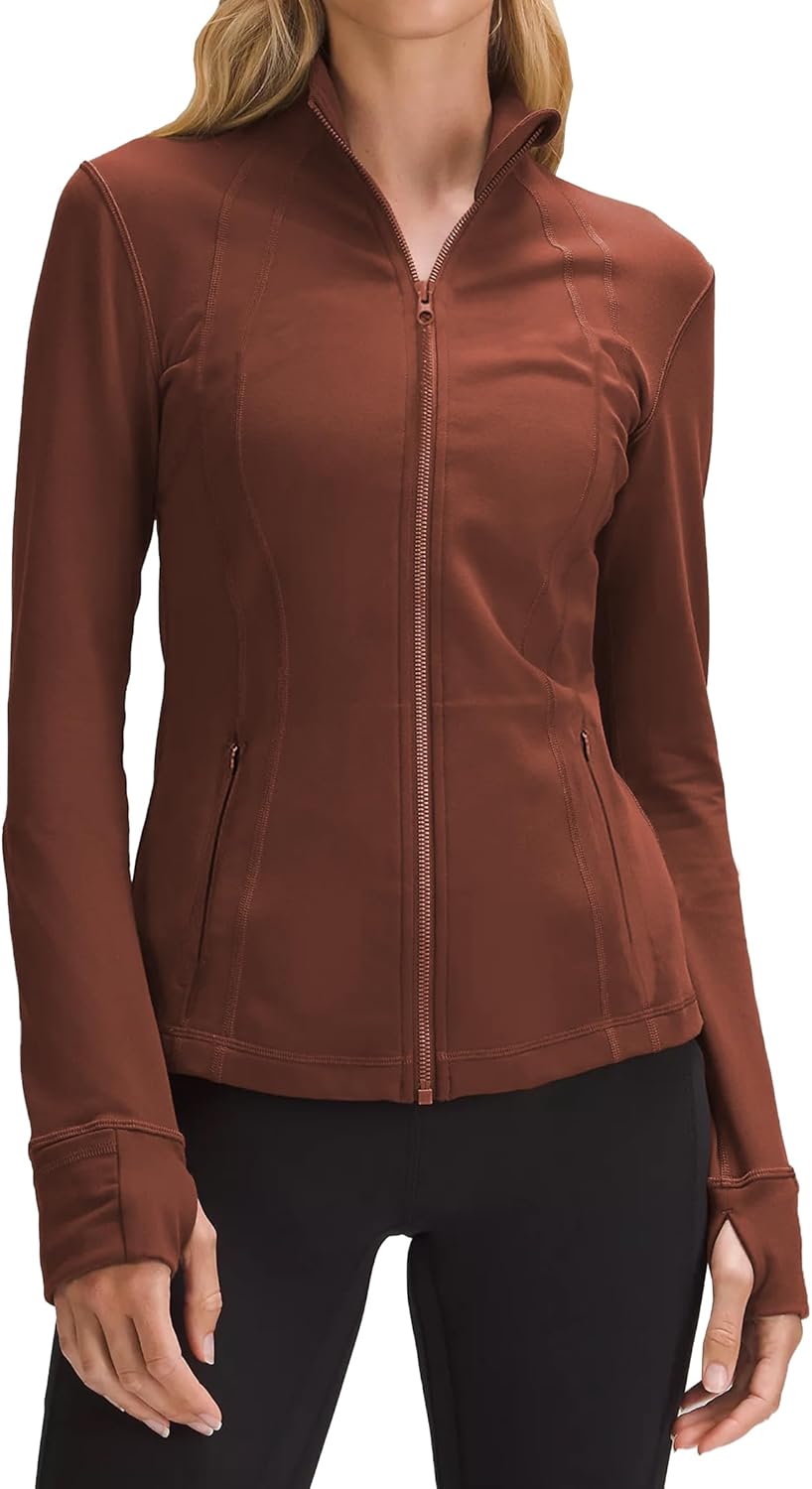 PINSPARK Women's Running Jacket Lightweight Full Zip Athletic Top