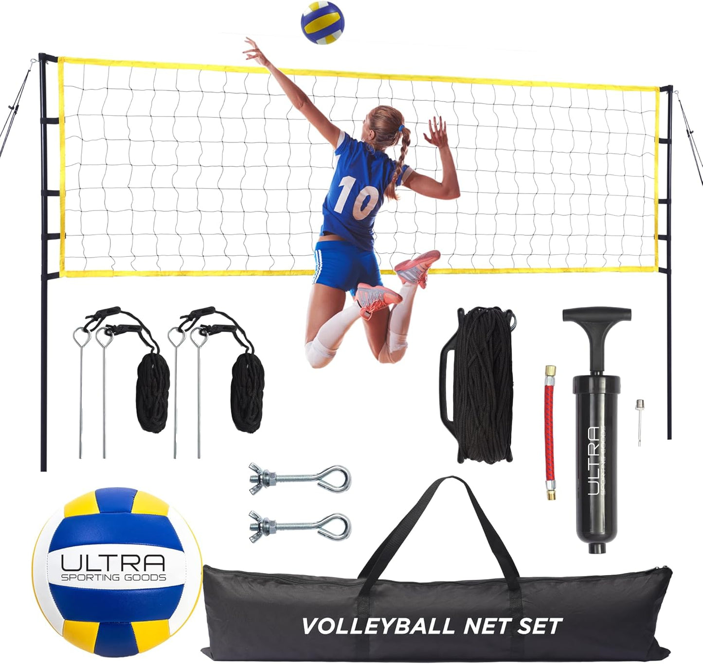 Volleyball Net Outdoor - Regulation Size for Backyard Fun