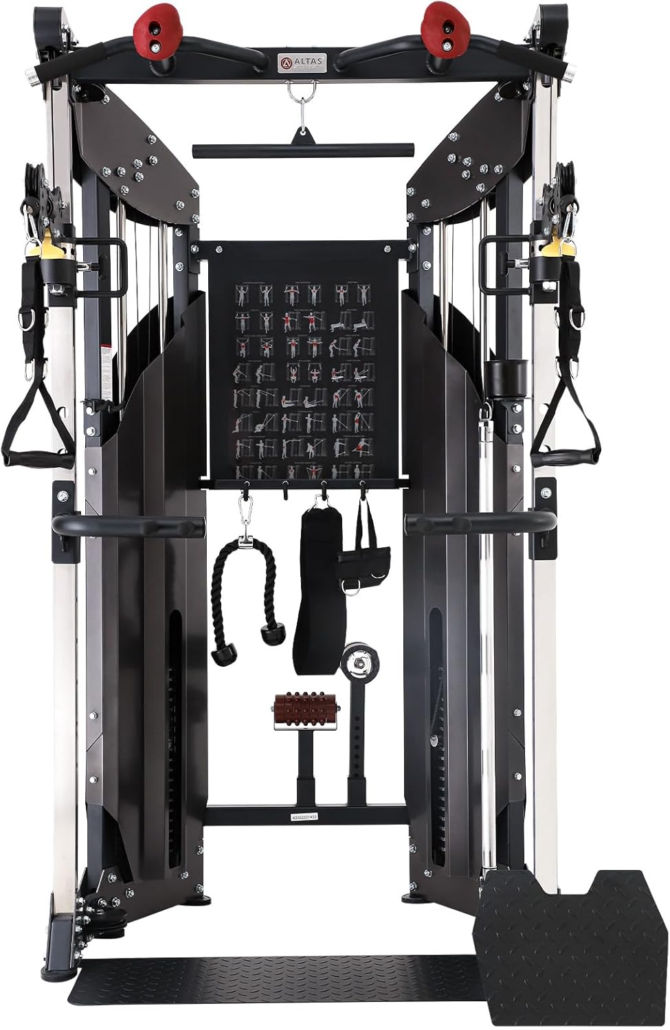 Altas Strength 3075 Cable Machine: 1000lbs Weight Capacity, Versatile Workouts