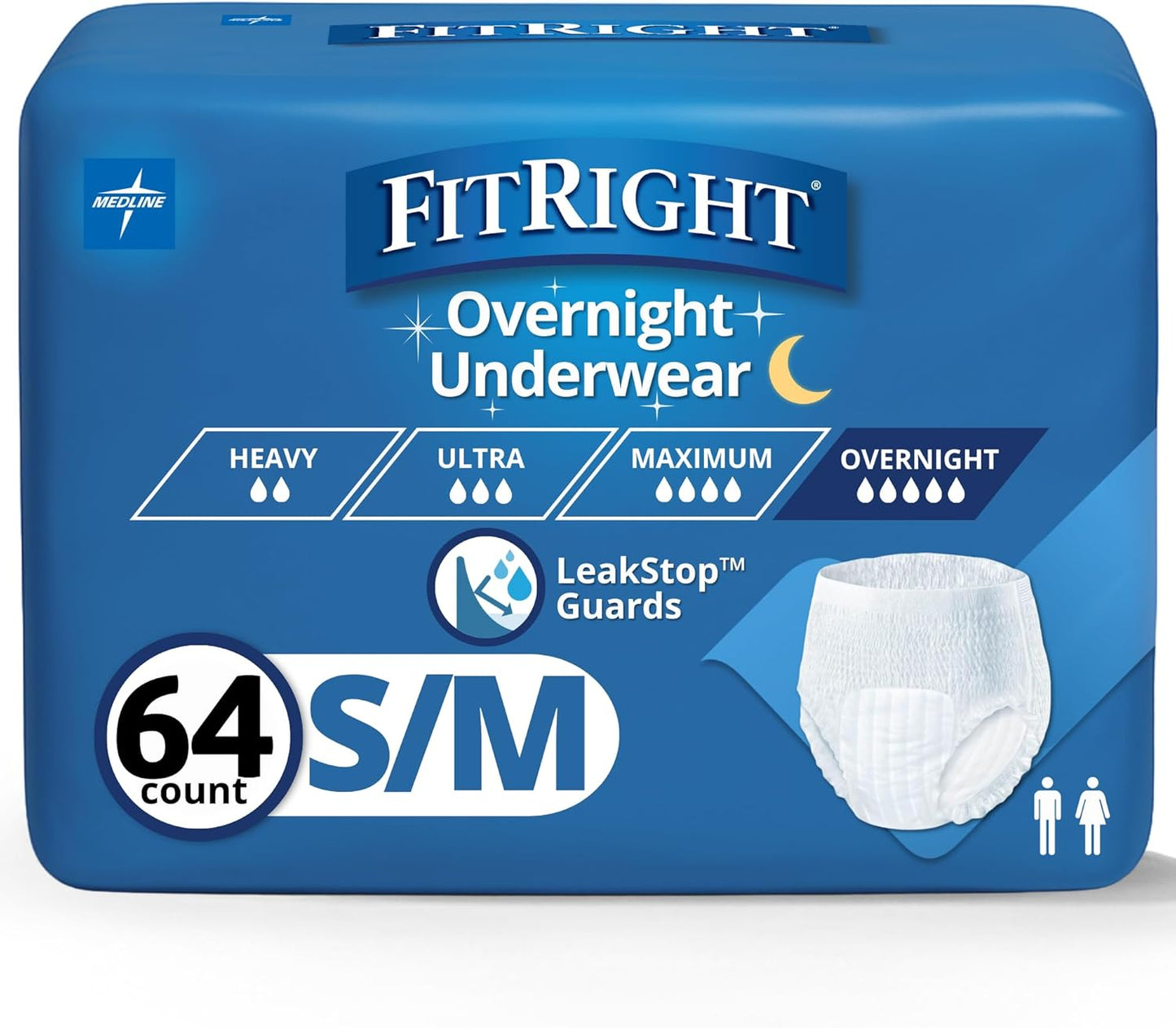 FitRight Overnight Unisex Underwear for Maximum Protection