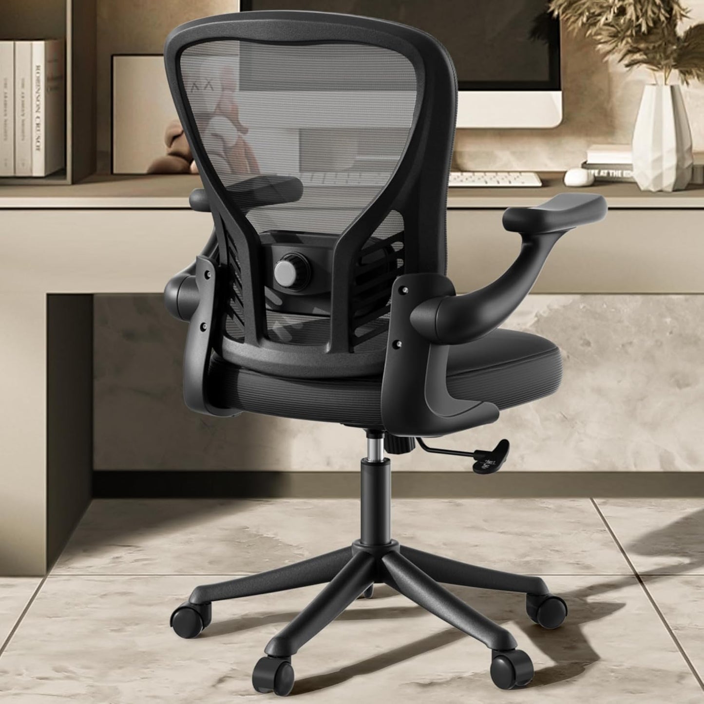 Ollega Mesh Office Chair: Adjustable Lumbar, Comfy Swivel!