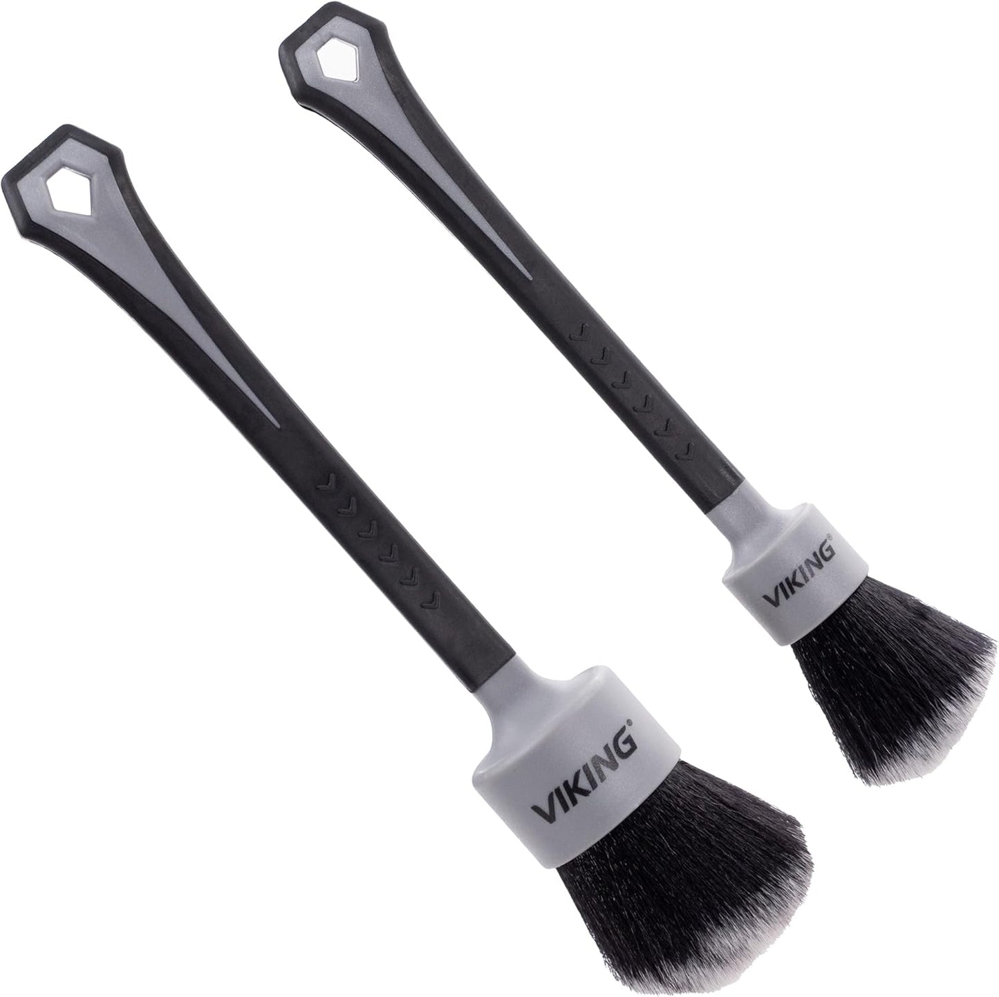 Viking Car Detailing Brush Set: Super-Soft Interior Cleanse