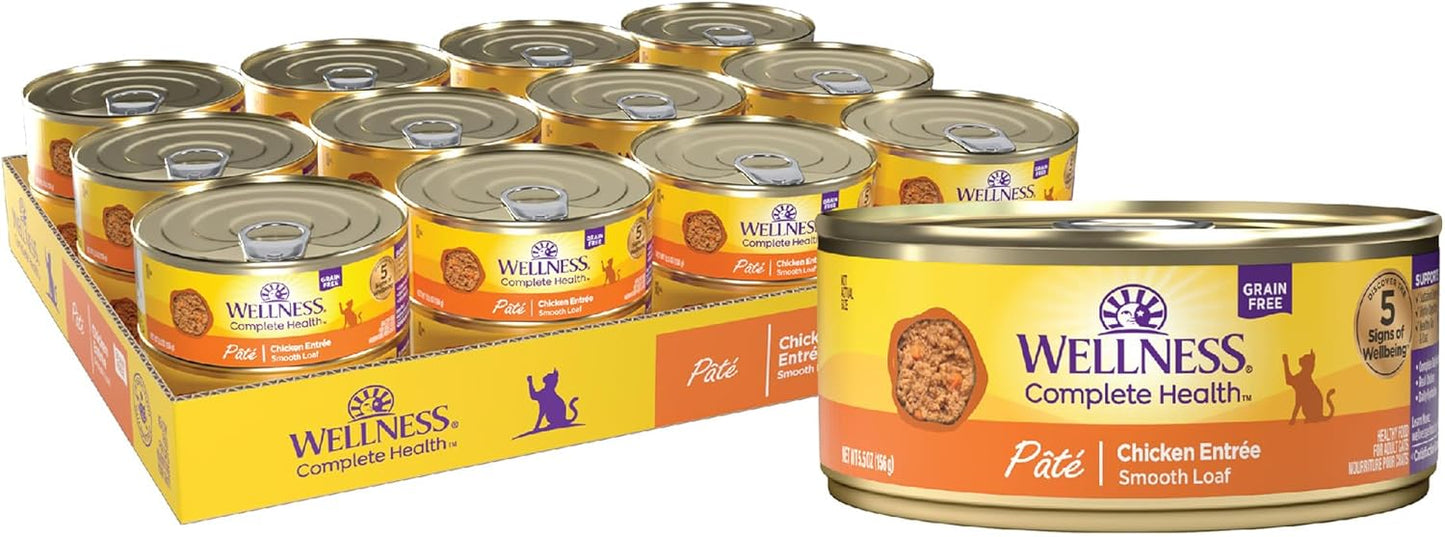 Wellness Complete Health Pate Adult Wet Cat Food for Cats