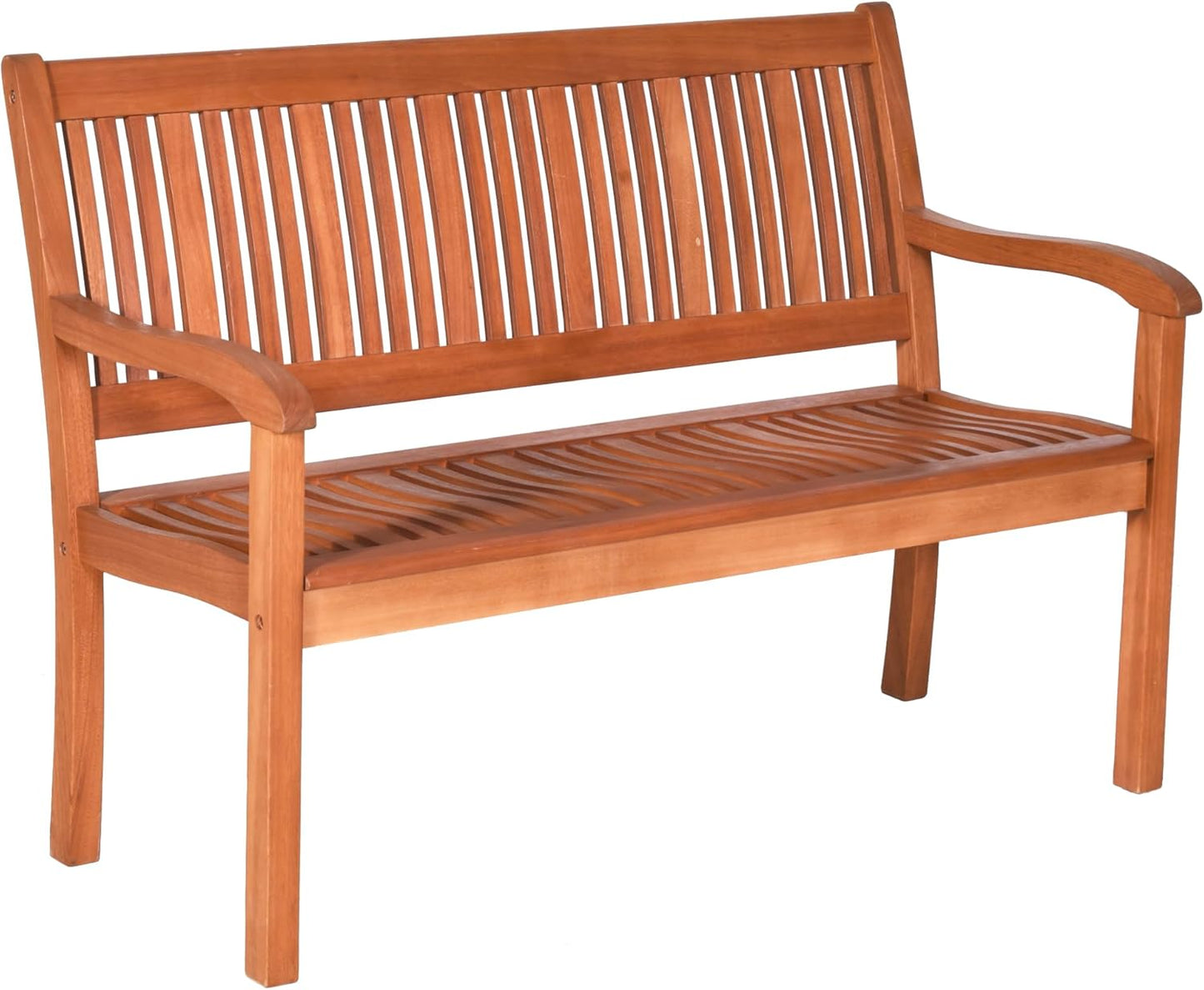 Tangkula Outdoor Wood Garden Bench for Patio and Yard Use