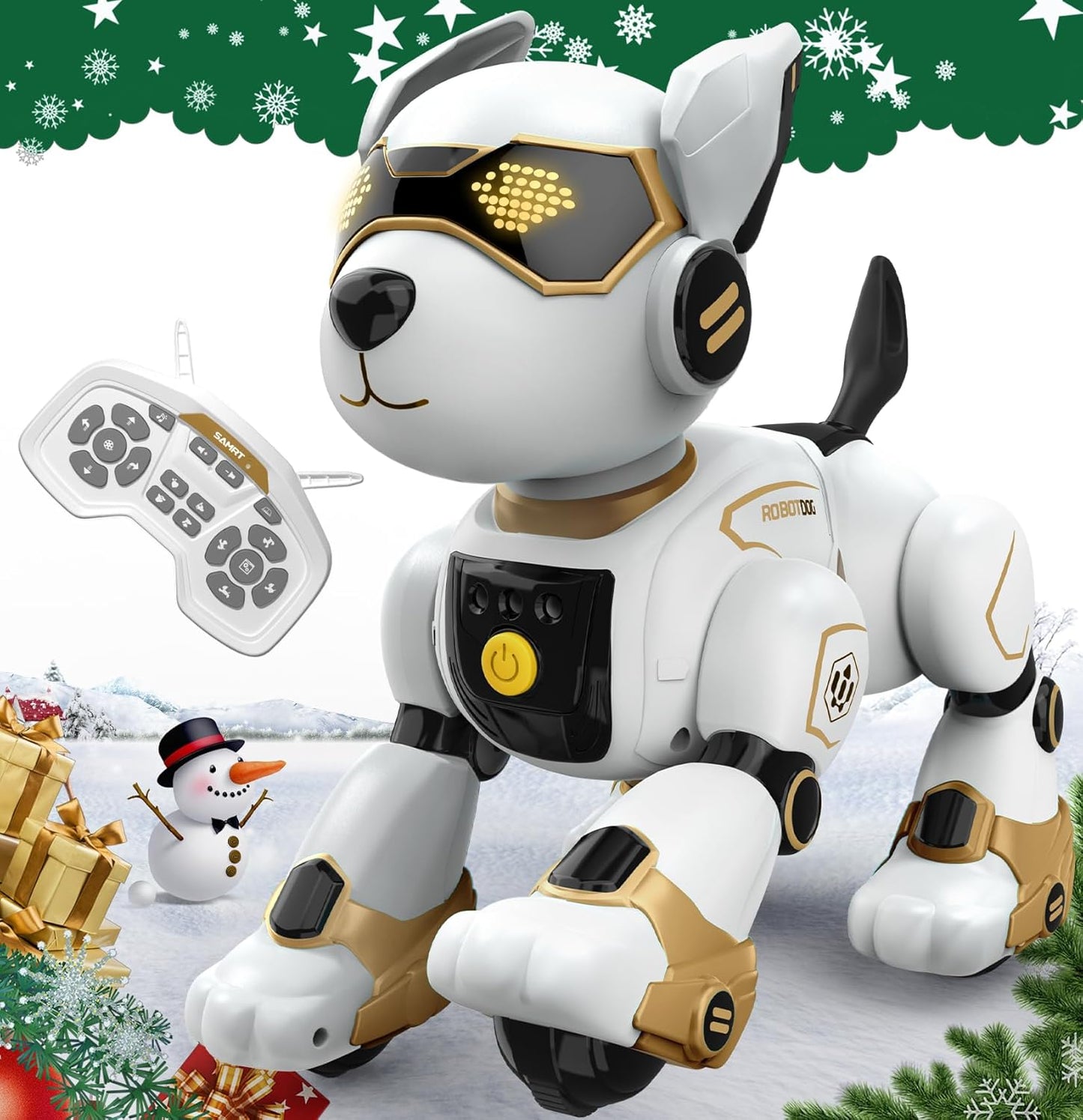 Interactive Robot Dog Toy: Voice Control, Dancing & Singing, Smart Stunts