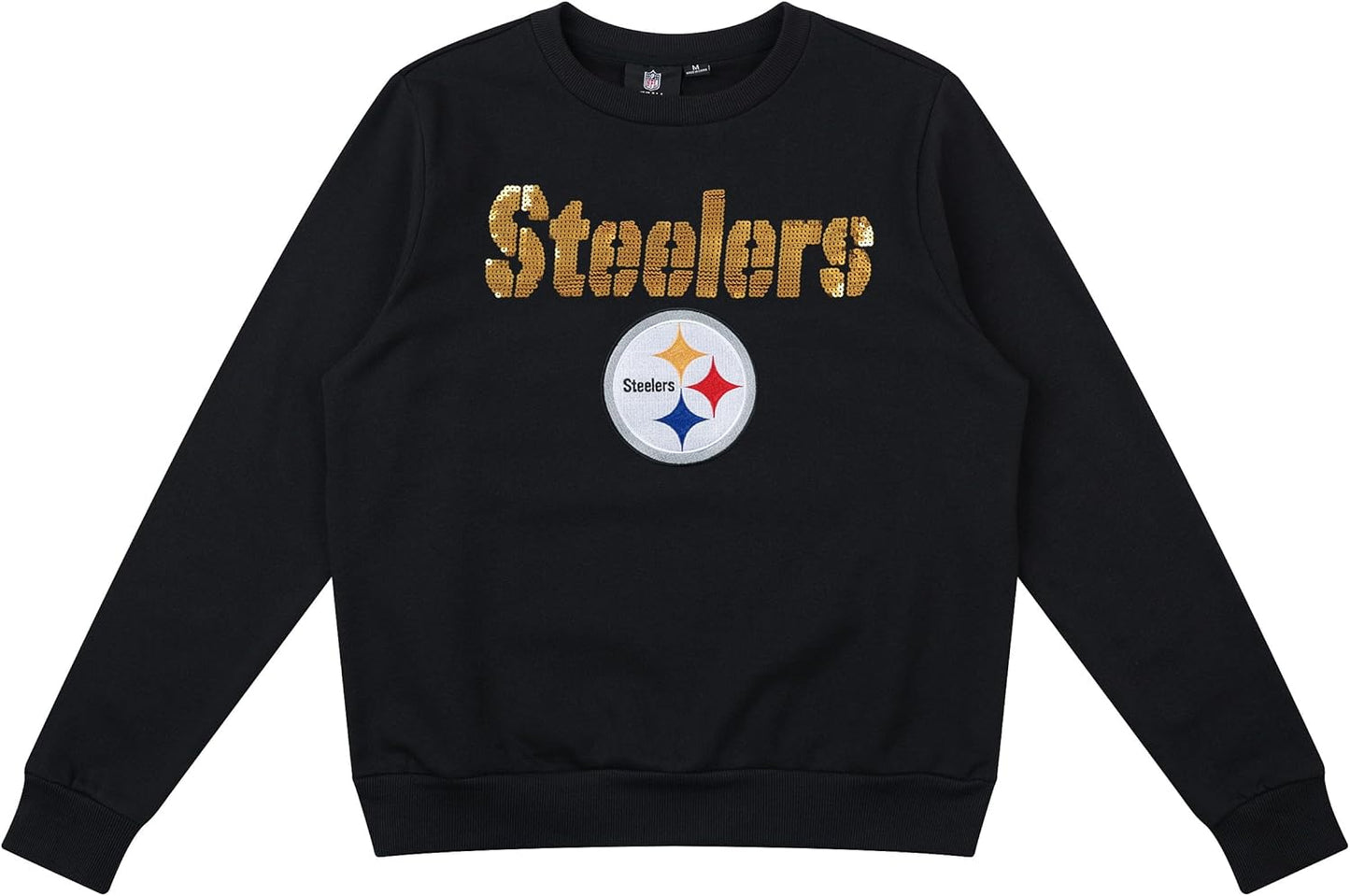 FOCO NFL Women's Sequin Bling Sweatshirt for Stylish Fans