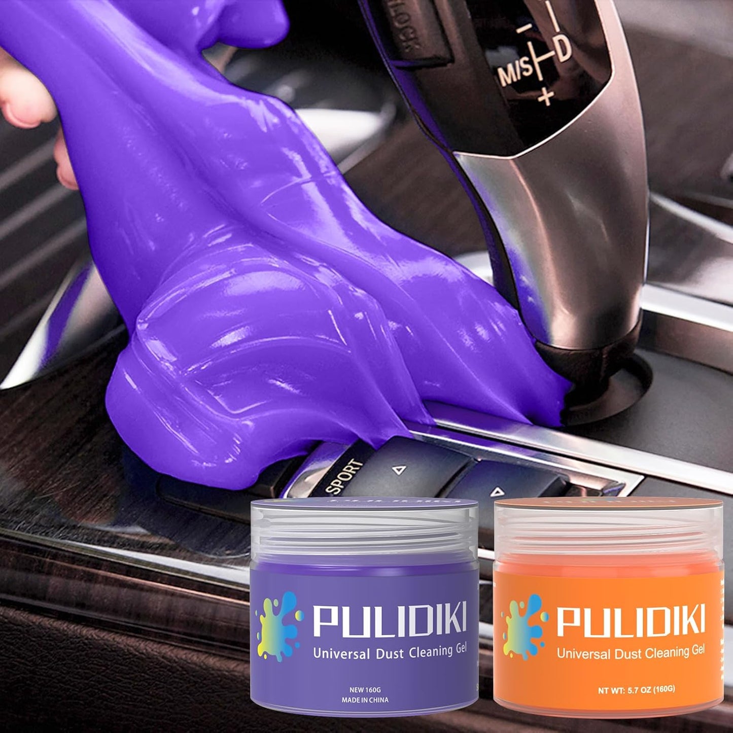 PULIDIKI Car Cleaning Gel & Putty Bundle