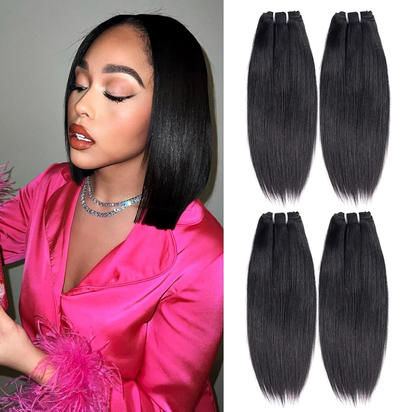 Liang Dian 12 Inch Human Hair Bundles for Stunning Styles