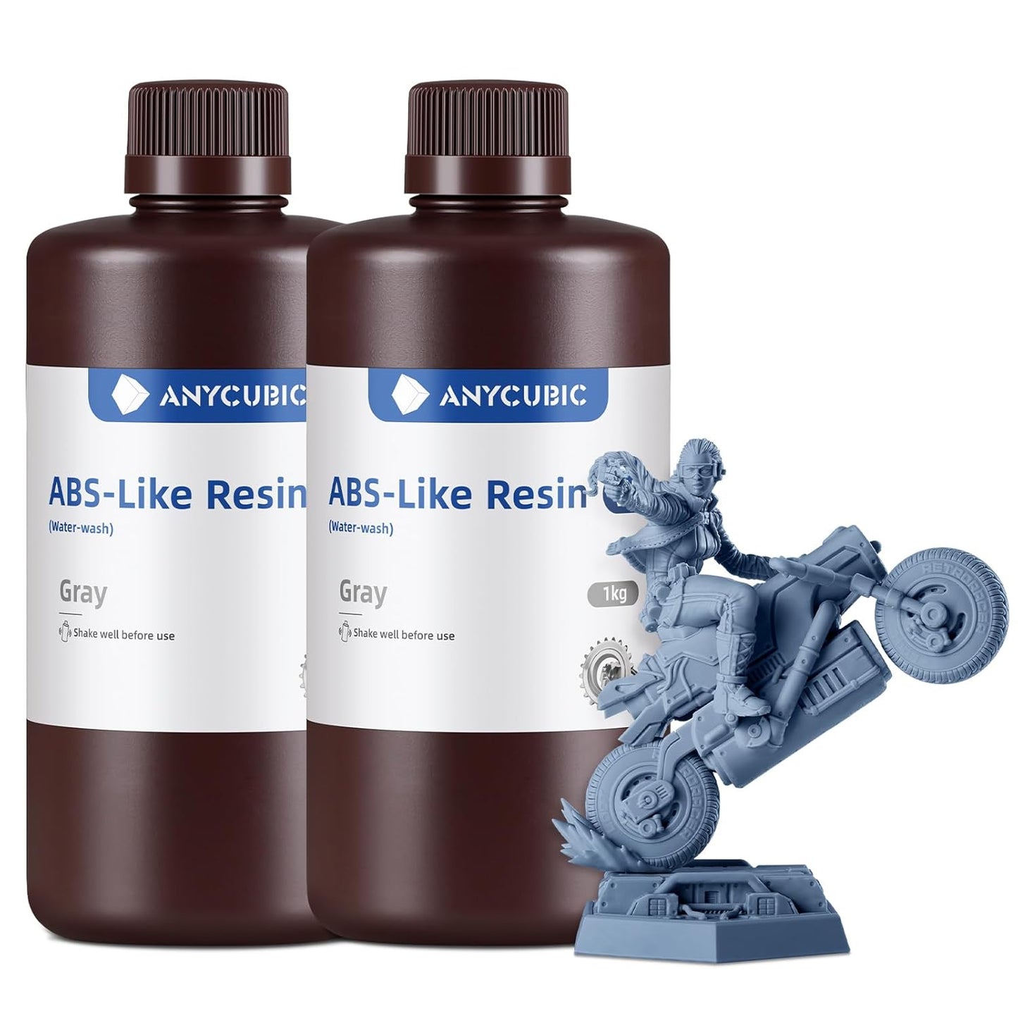 ANYCUBIC Water Washable ABS-Like 3D Printer Resin for Durability