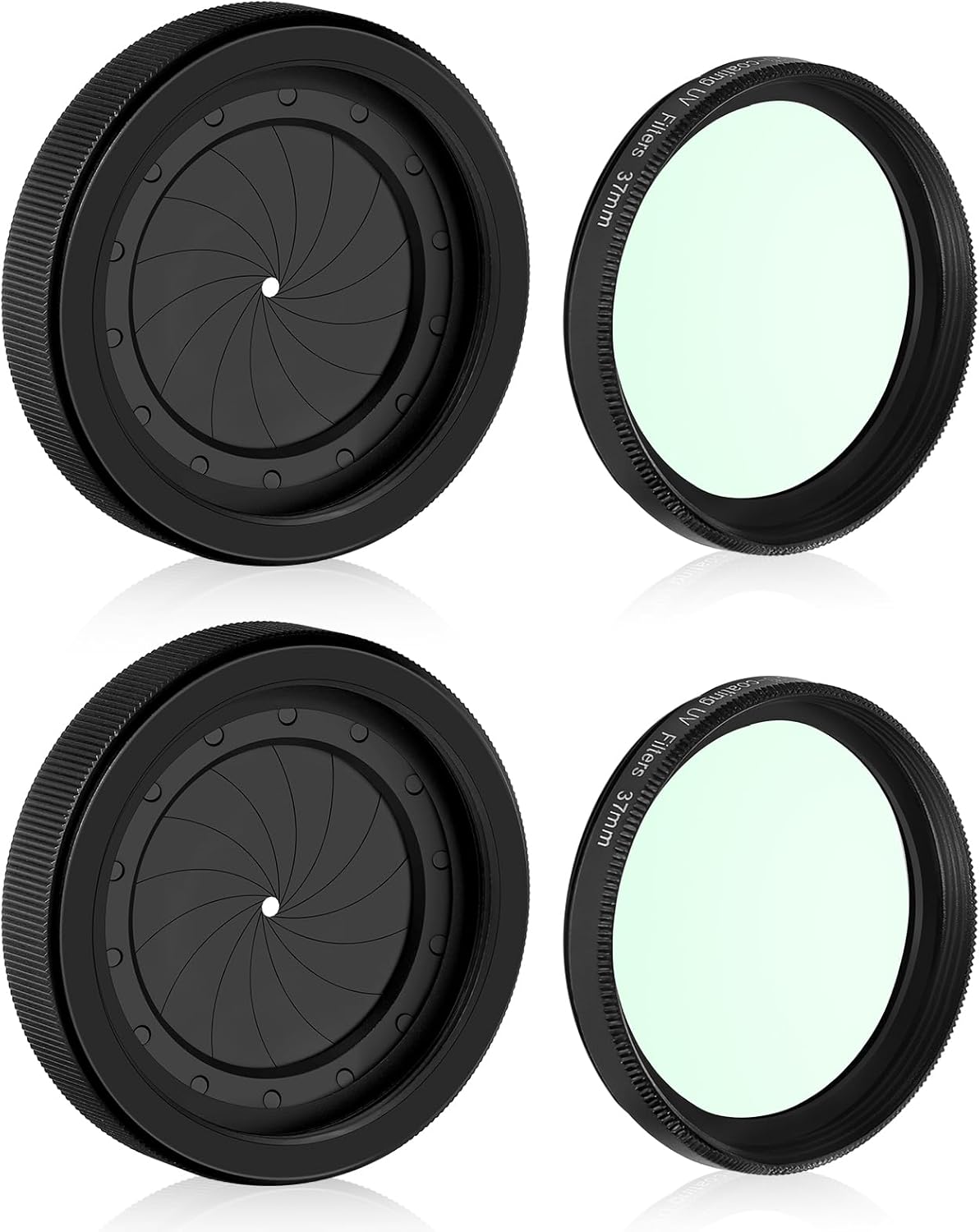 Adjustable Iris Aperture Diaphragm Filter Pack for Precision Control