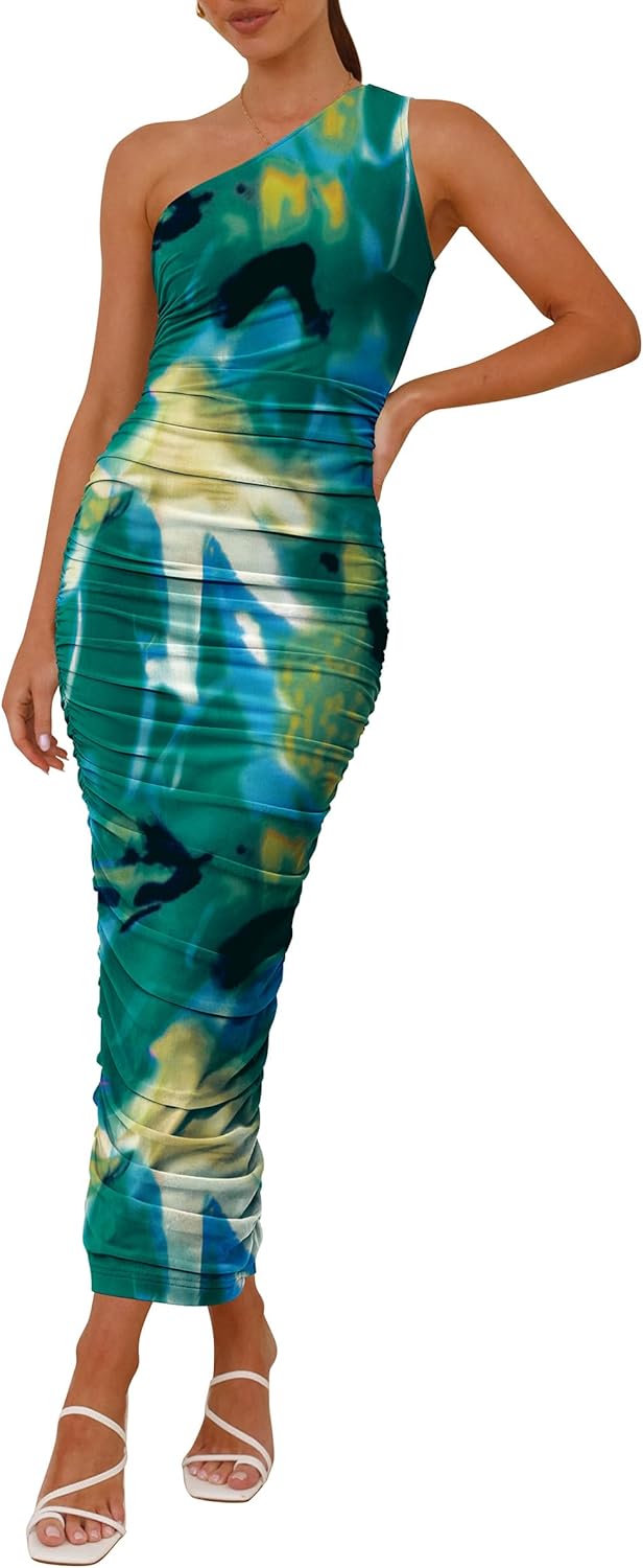 One Shoulder Bodycon Dress for Women - Chic Summer Style
