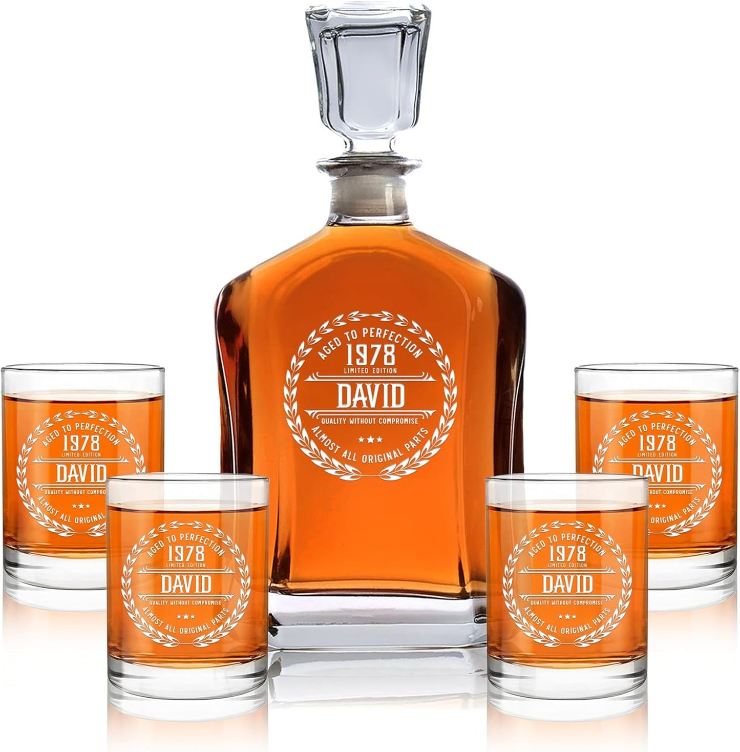 Personalized Whiskey Decanter - Unique Gift for Men 2025