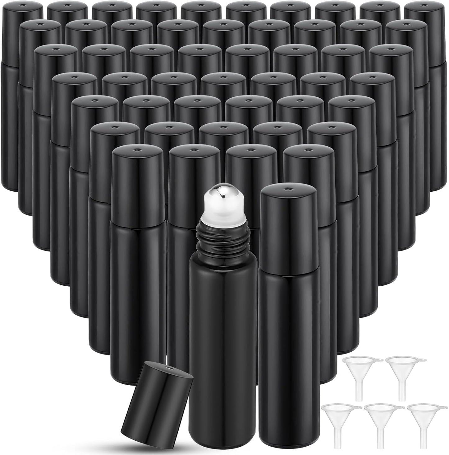 150 Pcs Essential Oil Roller Bottles 10 ml Glass Leak Proof