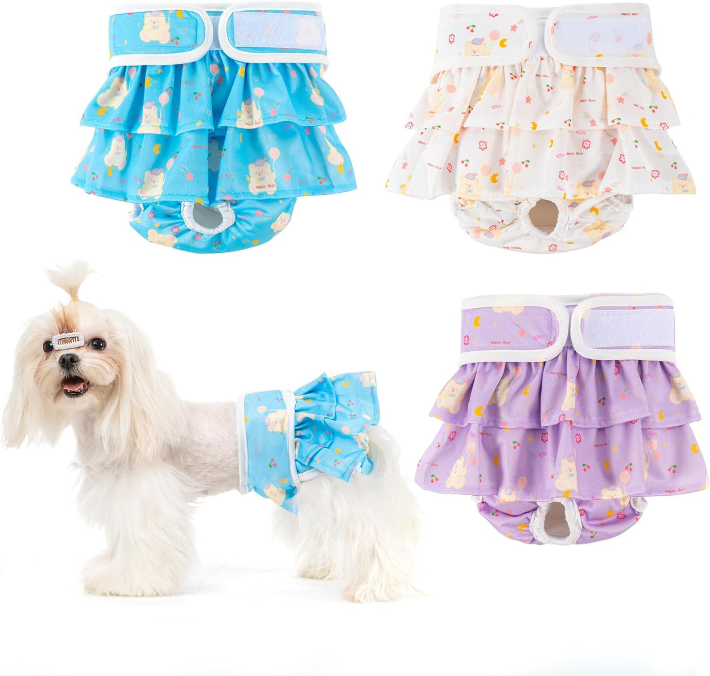 Premium Washable Female Dog Diapers - Leak Proof & Absorbent!