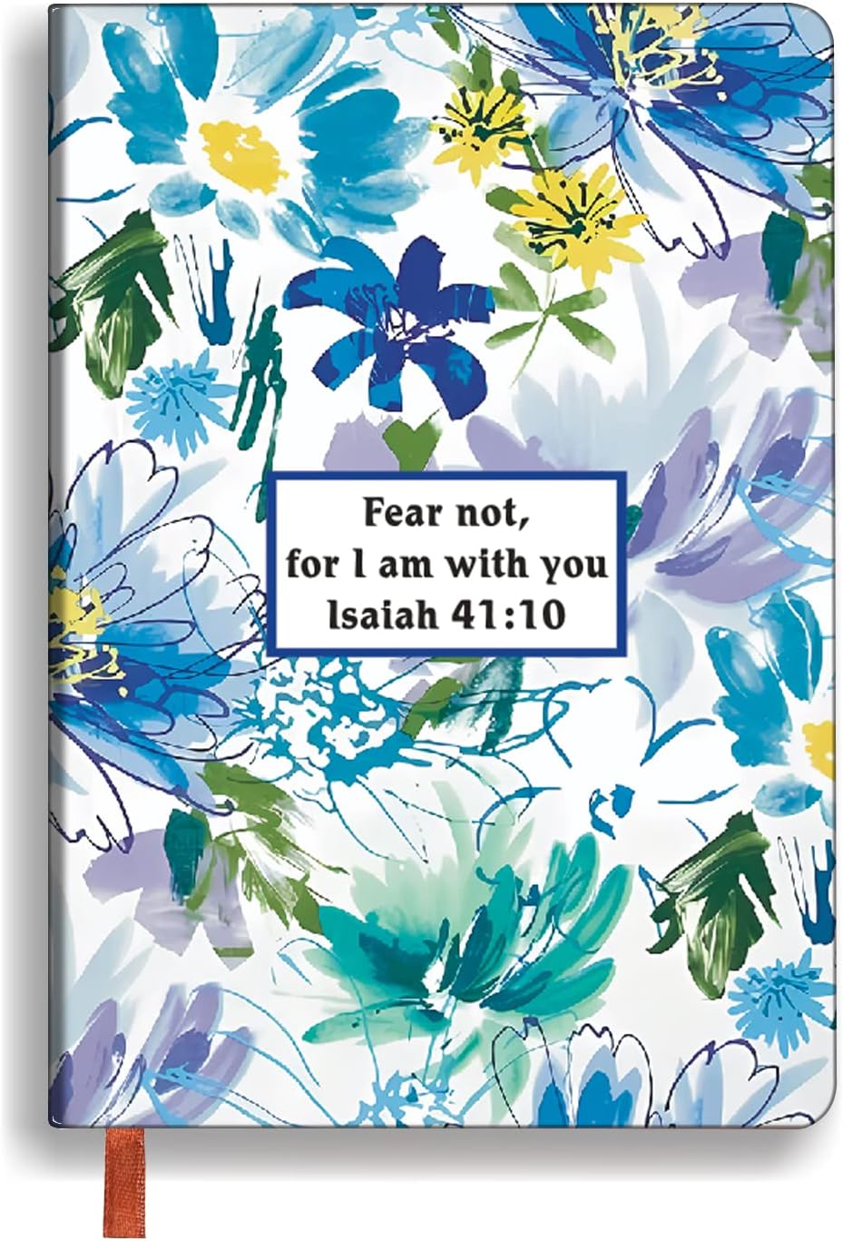 Faith-Filled Leather Journal for Women - Inspirational Isaiah 41:10 Motivational Notebook