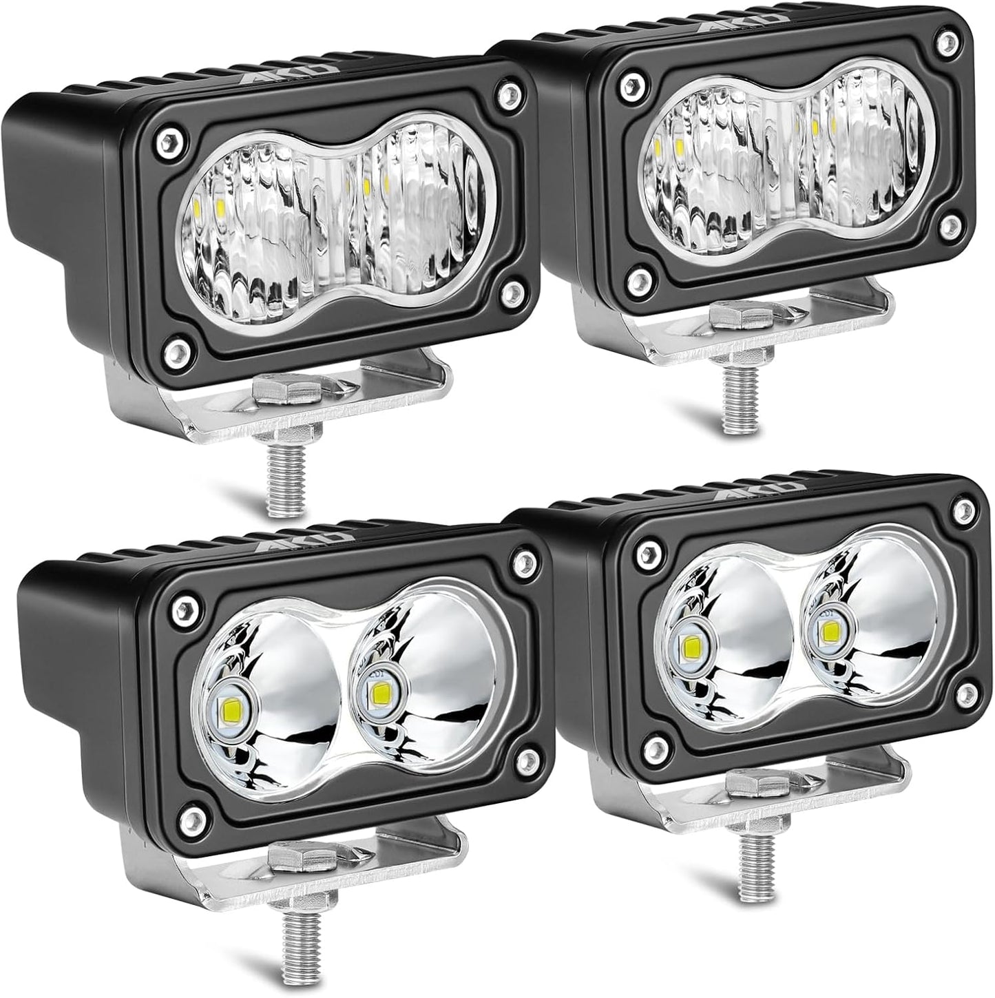 LED Pods 3 Inch 80W CREE Off Road Driving Lights for Trucks