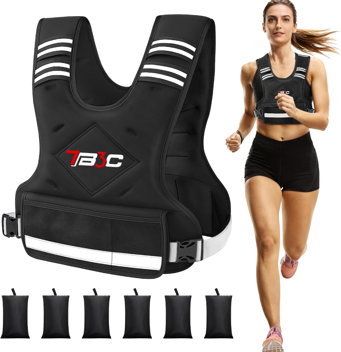 Adjustable Weighted Vest for Men and Women - Versatile Fitness Gear