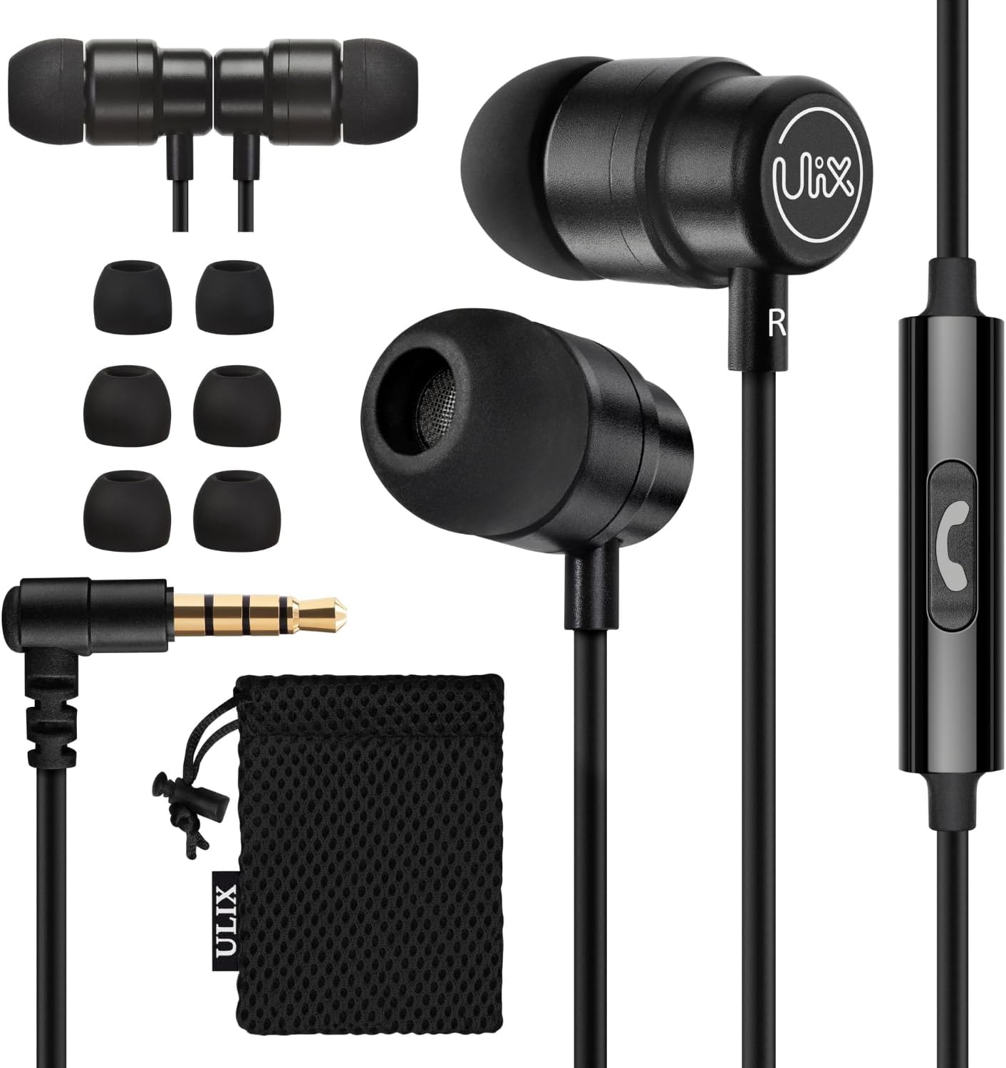 UliX Rider Earbuds: 5-Year Warranty, Anti-Tangle Cable