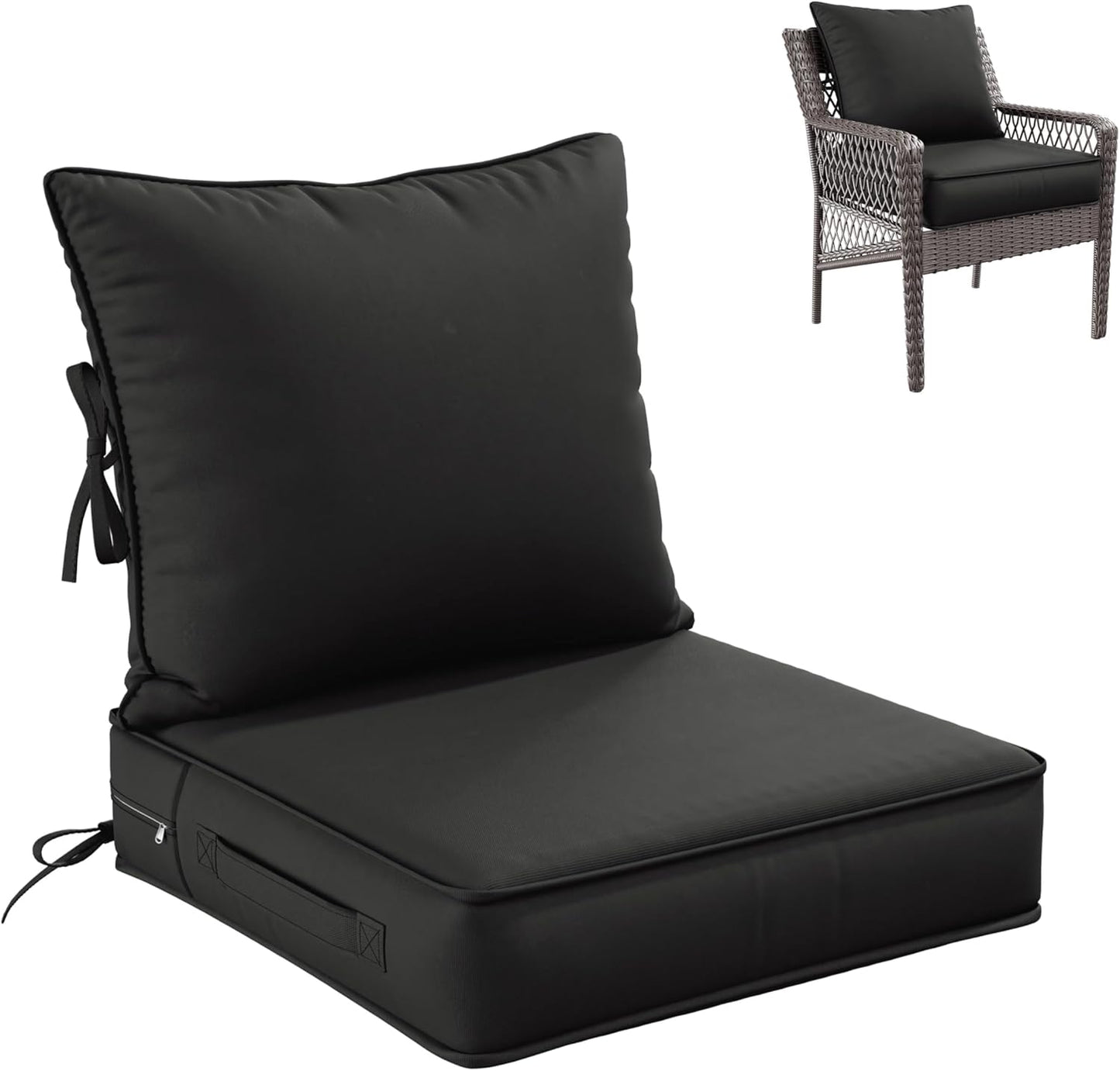 Premium Outdoor Seat Cushion Set for Patio Furniture Comfort