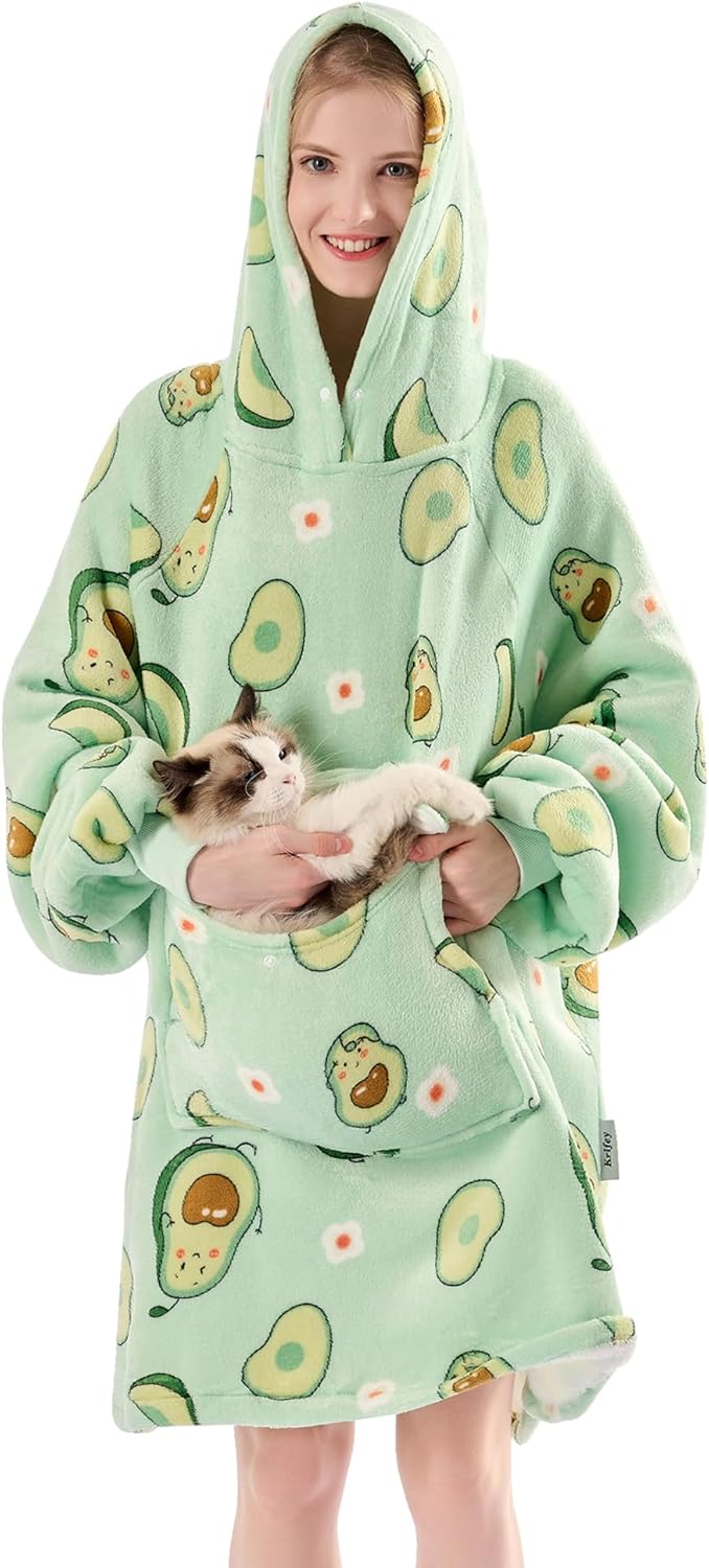 Krifey Wearable Blanket Hoodie for Ultimate Cozy Comfort
