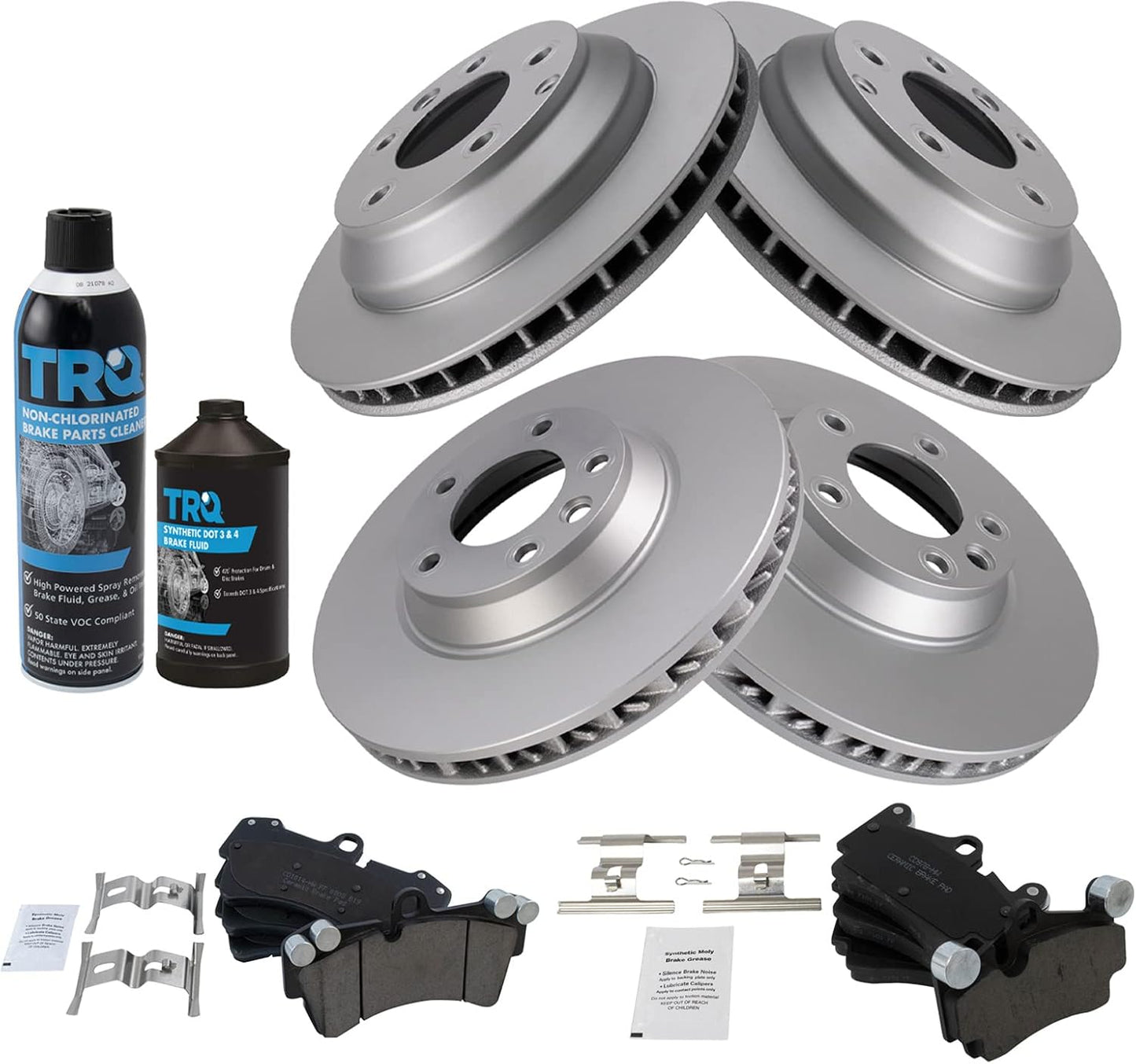 Premium Brake Pad & Rotor Kit for Audi Q7, Porsche Cayenne