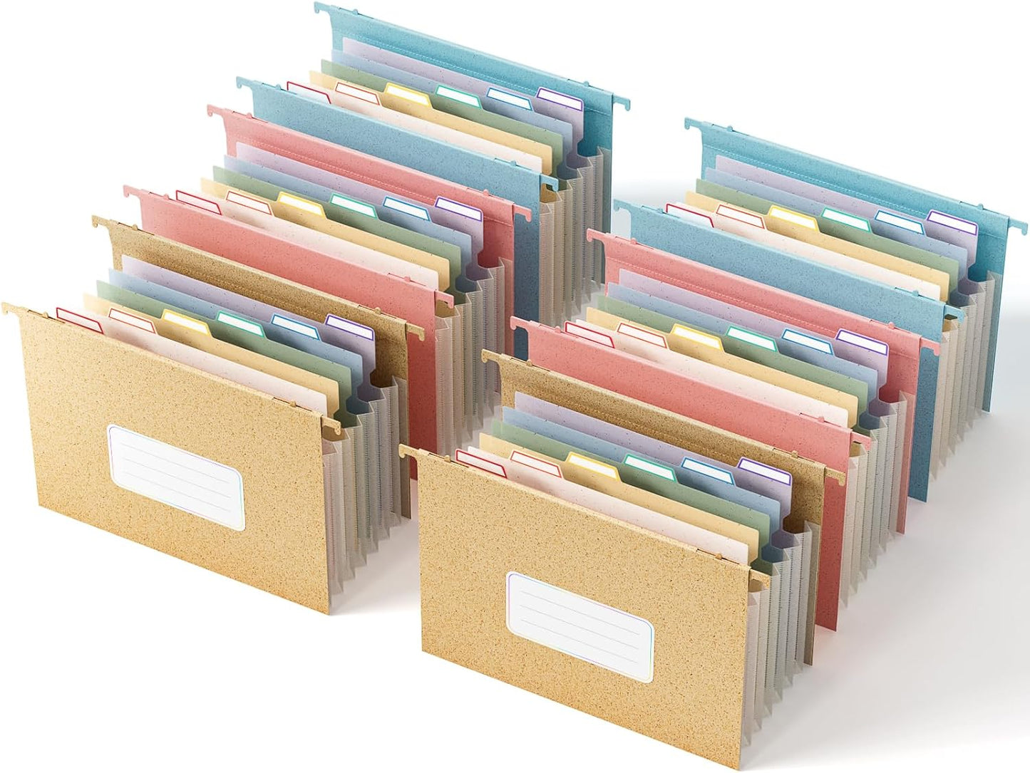 EcoStash Expandable File Organizer - Roomy & Eco-Friendly