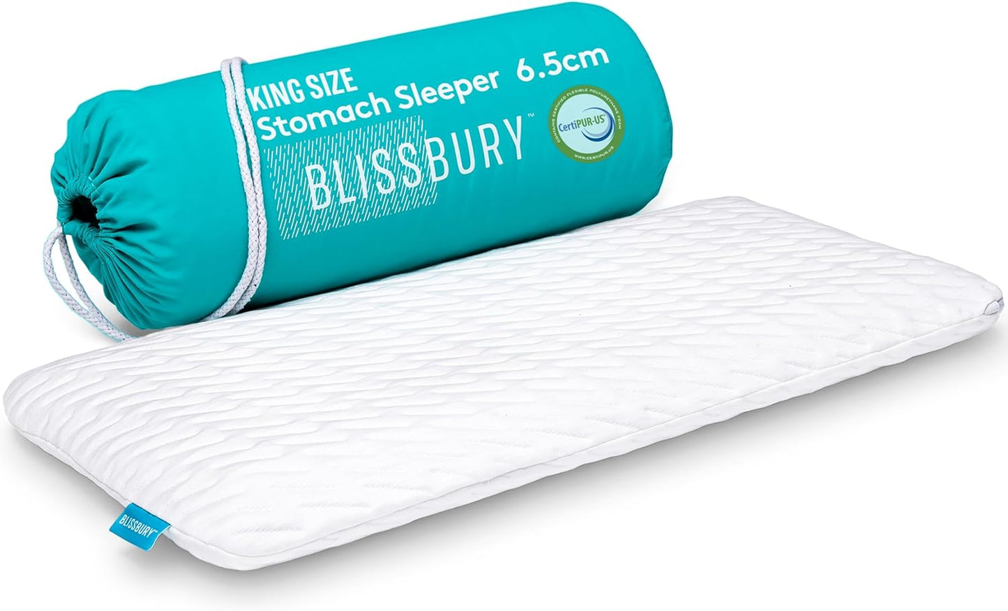 BLISSBURY King Size Ultra Thin Pillow for Comfortable Sleep