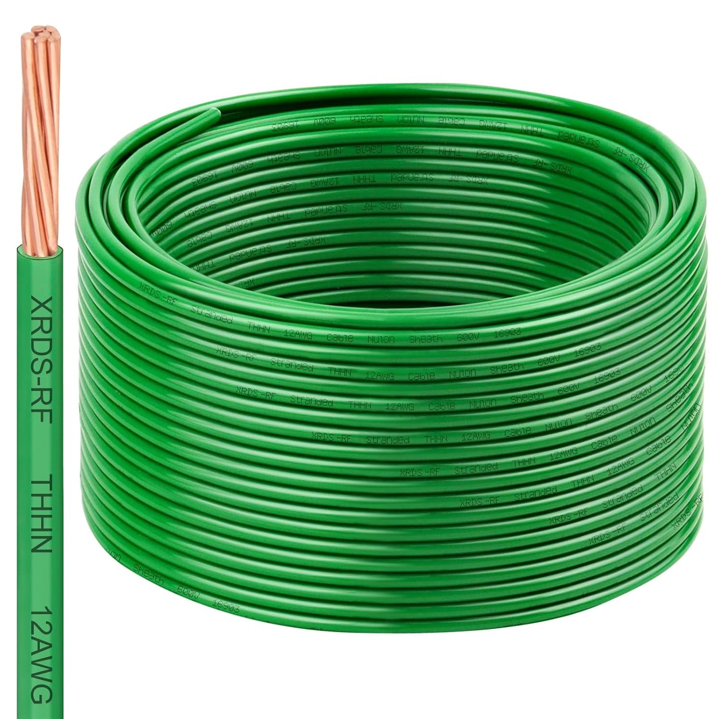 12 AWG THHN Stranded Bare Copper Wire for Grounding and Wiring