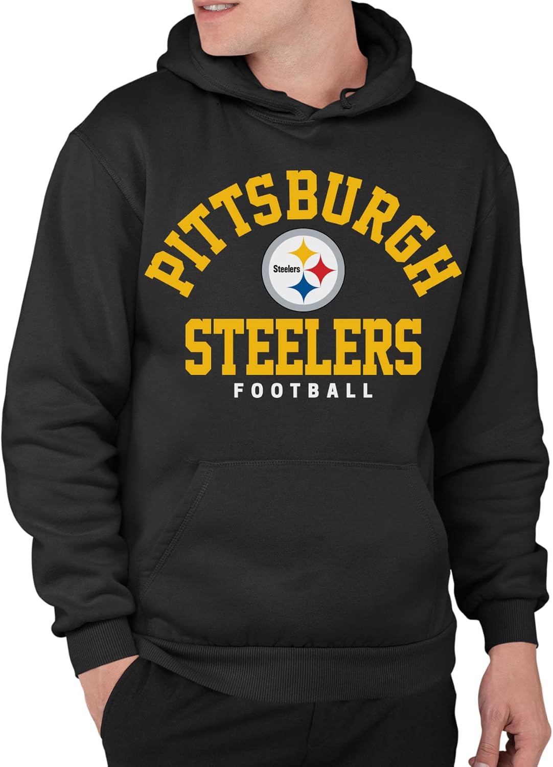 Classic Team Logo Unisex Adult Pullover Hoodie for NFL Fans
