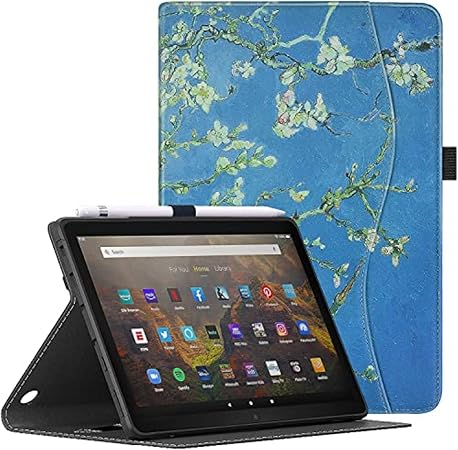 Skadell Fire HD 10 Tablet Case with Auto Wake/Sleep Feature