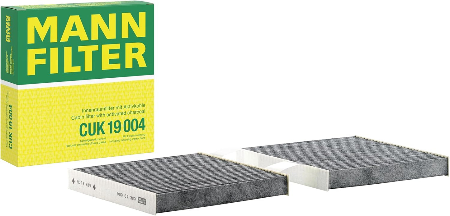 MANN-FILTER CUK 19 004 Cabin Air Filter with Activated Carbon