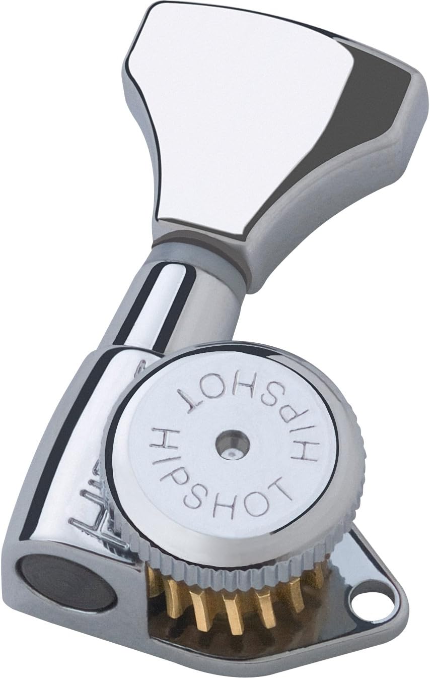 Ultimate Stability: Hipshot 6GLO Locking Tuners - Chrome