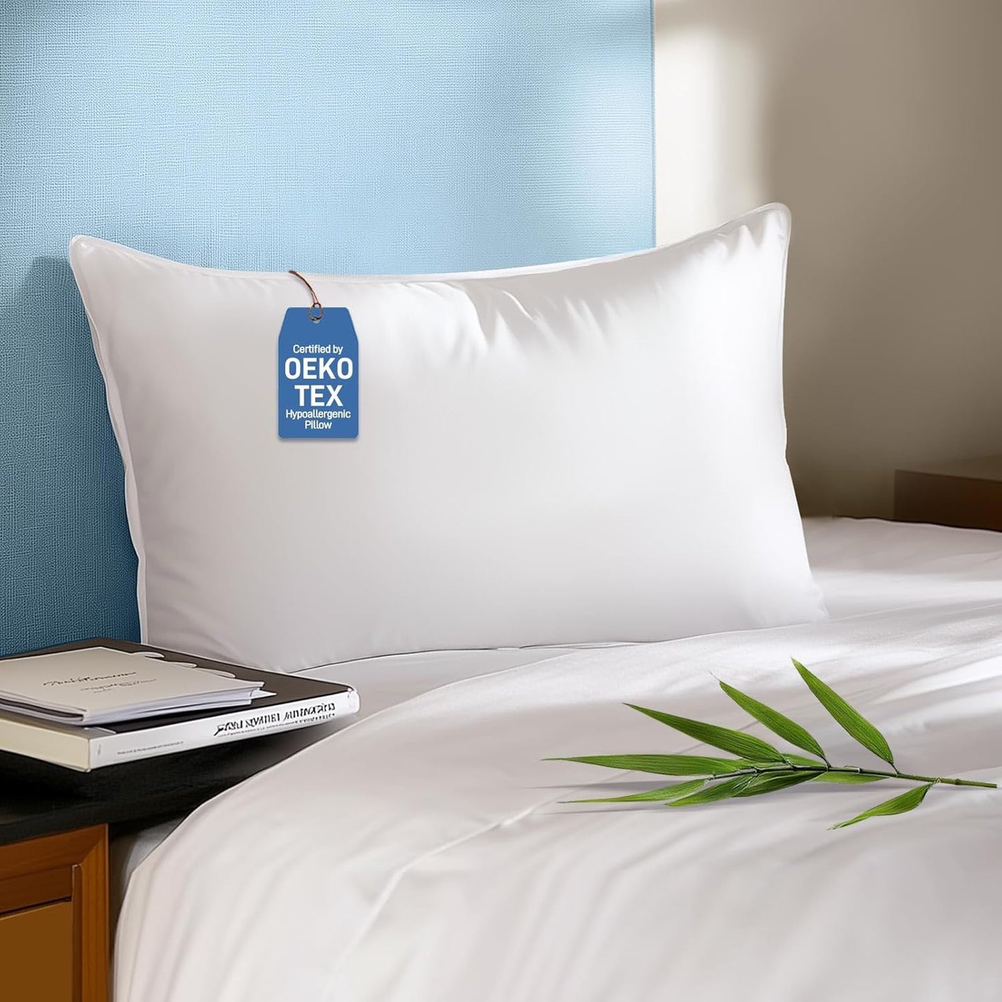 Hypoallergenic Bamboo Viscose Pillow for Luxurious Sleep Comfort