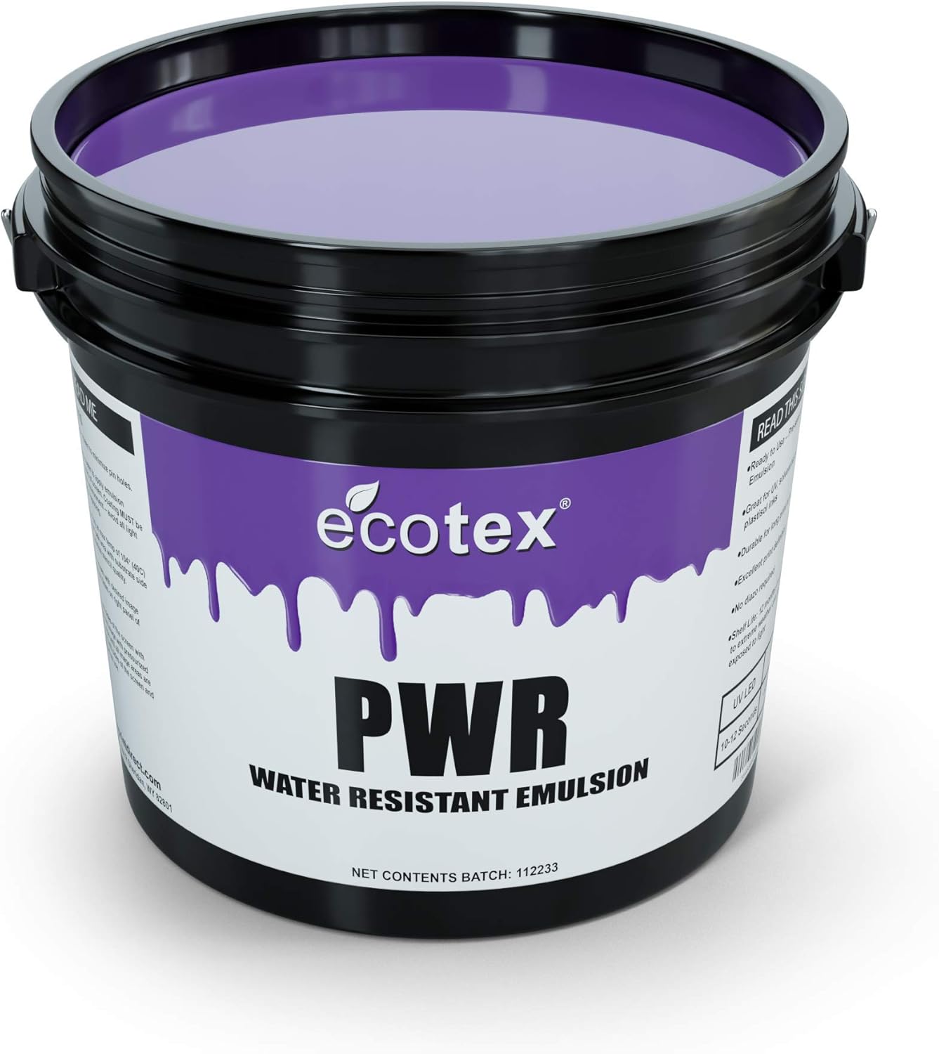 Ecotex PWR Screen Printing Emulsion for Water Based Inks