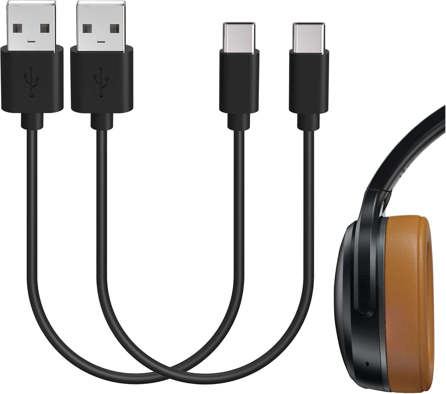 Fast Charge your Skullcandy with Geekria 1ft USB-C Cable!