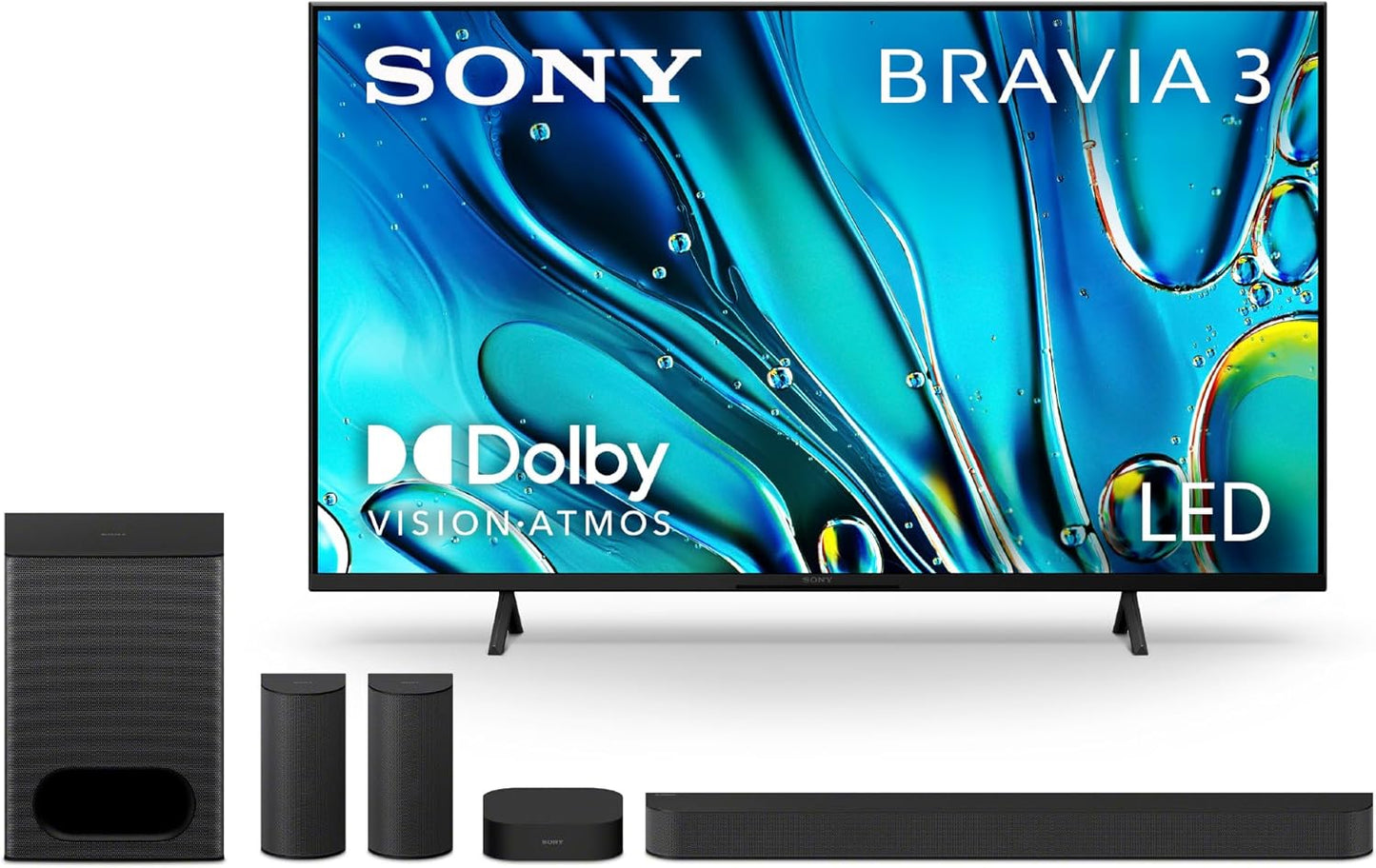 Sony 50-Inch 4K Ultra HD BRAVIA Smart TV with Theater System