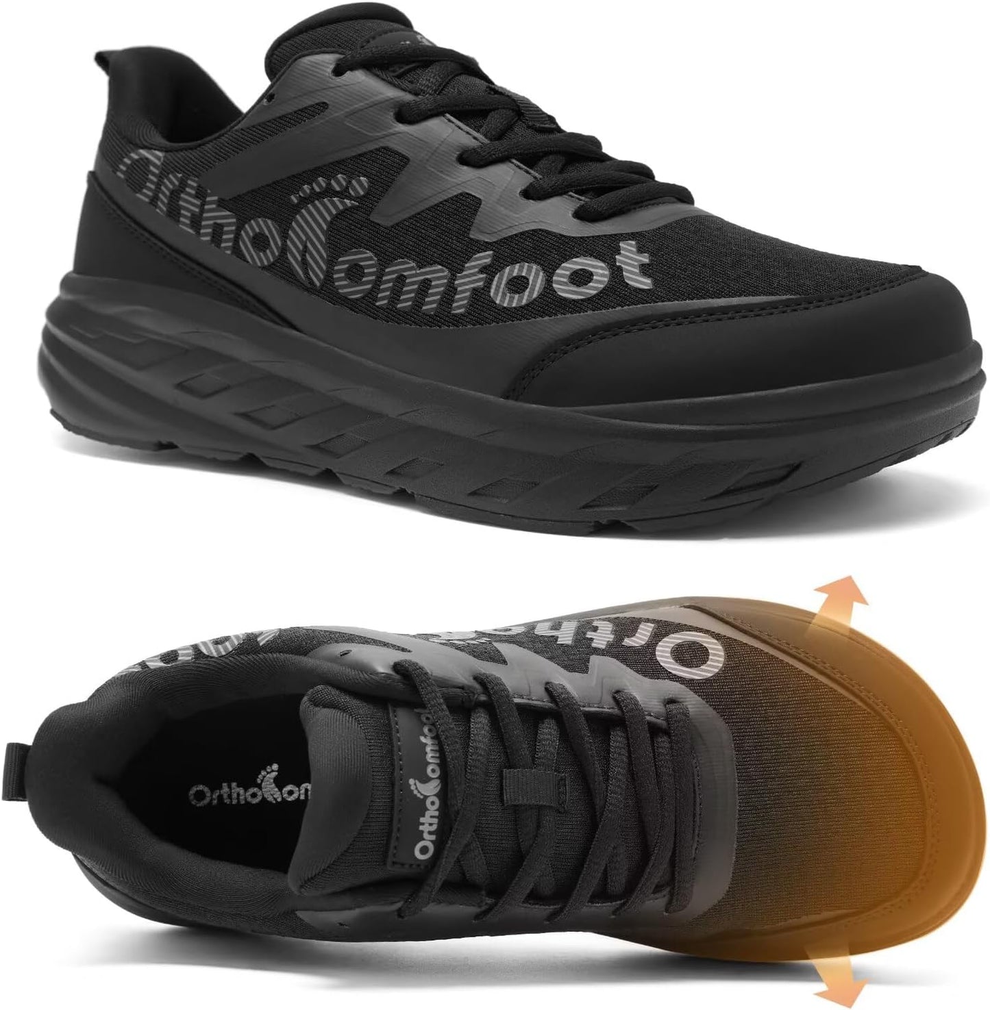Women's Orthopedic Diabetic Wide Running Shoes for Comfort