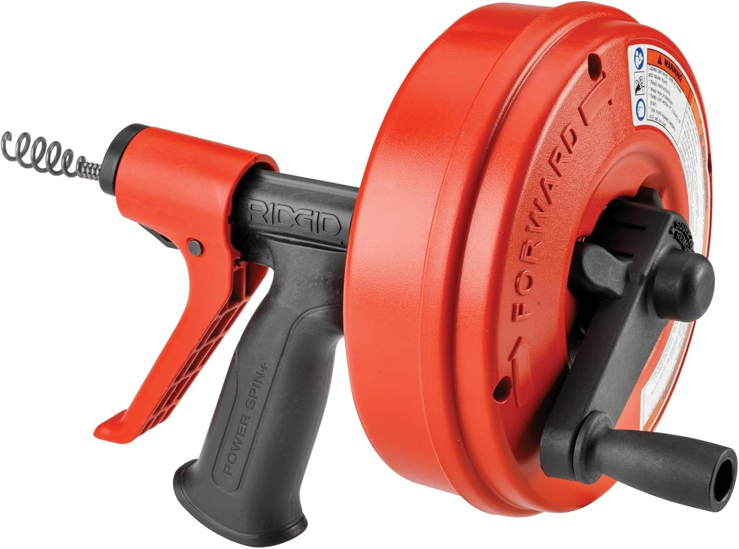 Ridgid POWER SPIN+ Power Spinner Drain Cleaner for Easy Use