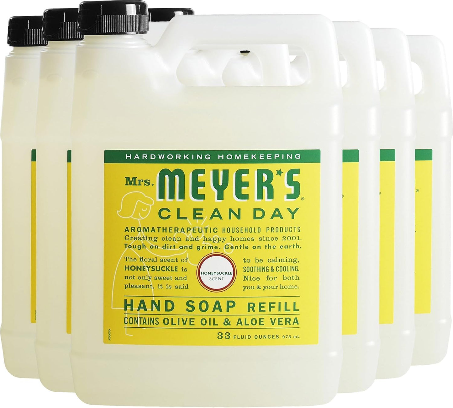 MRS. MEYER'S CLEAN DAY Honeysuckle Hand Soap Refill 33 fl. oz
