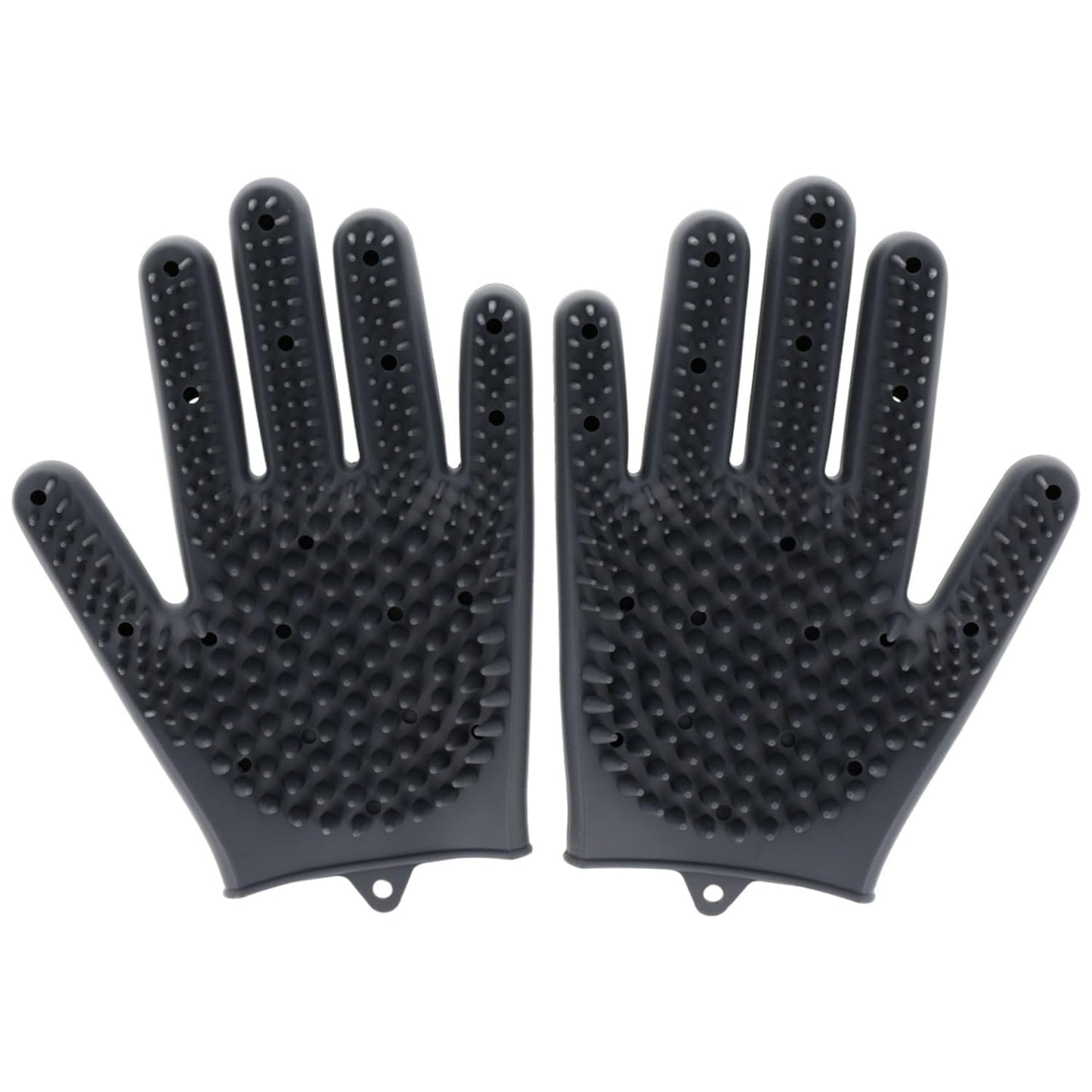 HALAFE Silicone Pet Grooming Gloves- Hair Remover & Massage Mitts