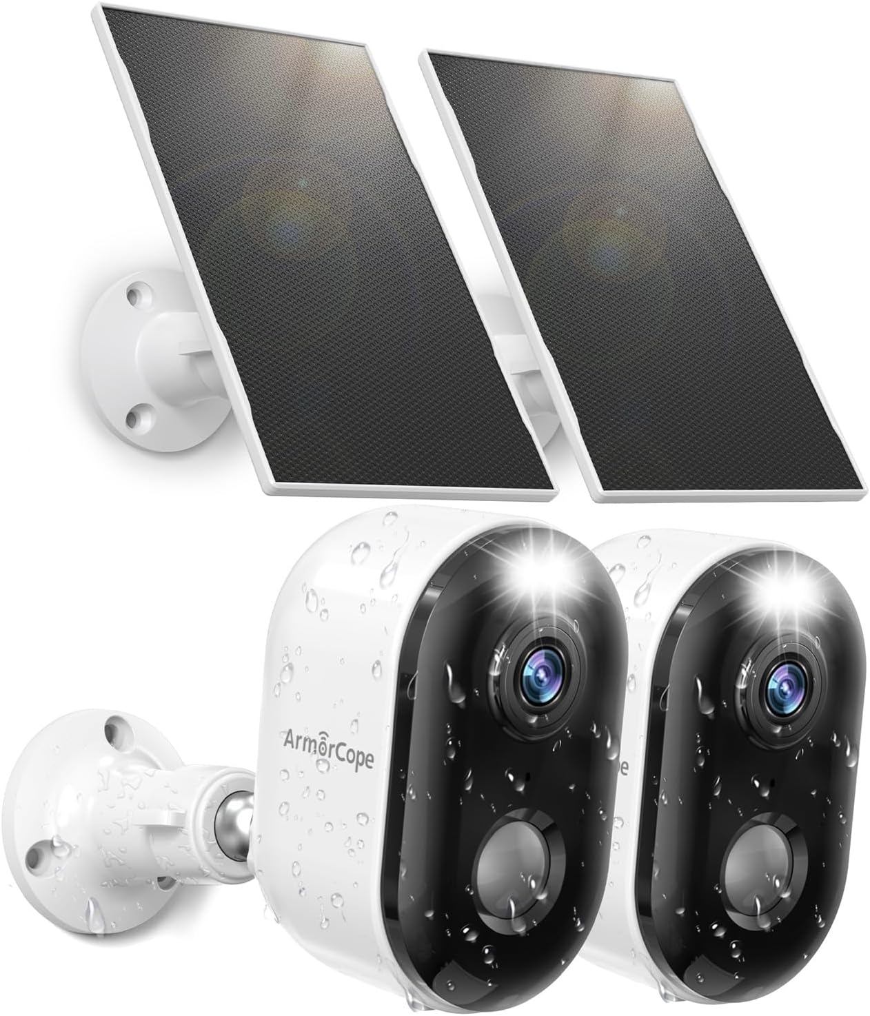 Wireless Outdoor Security Cameras with Solar Power and Night Vision